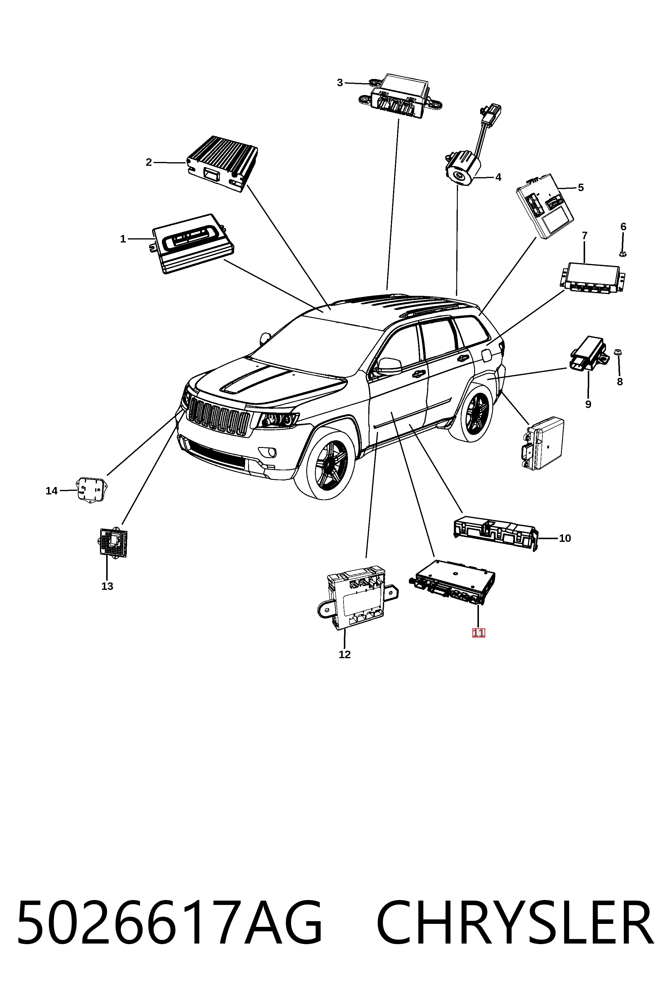 K68464648AA Fiat/Alfa/Lancia 