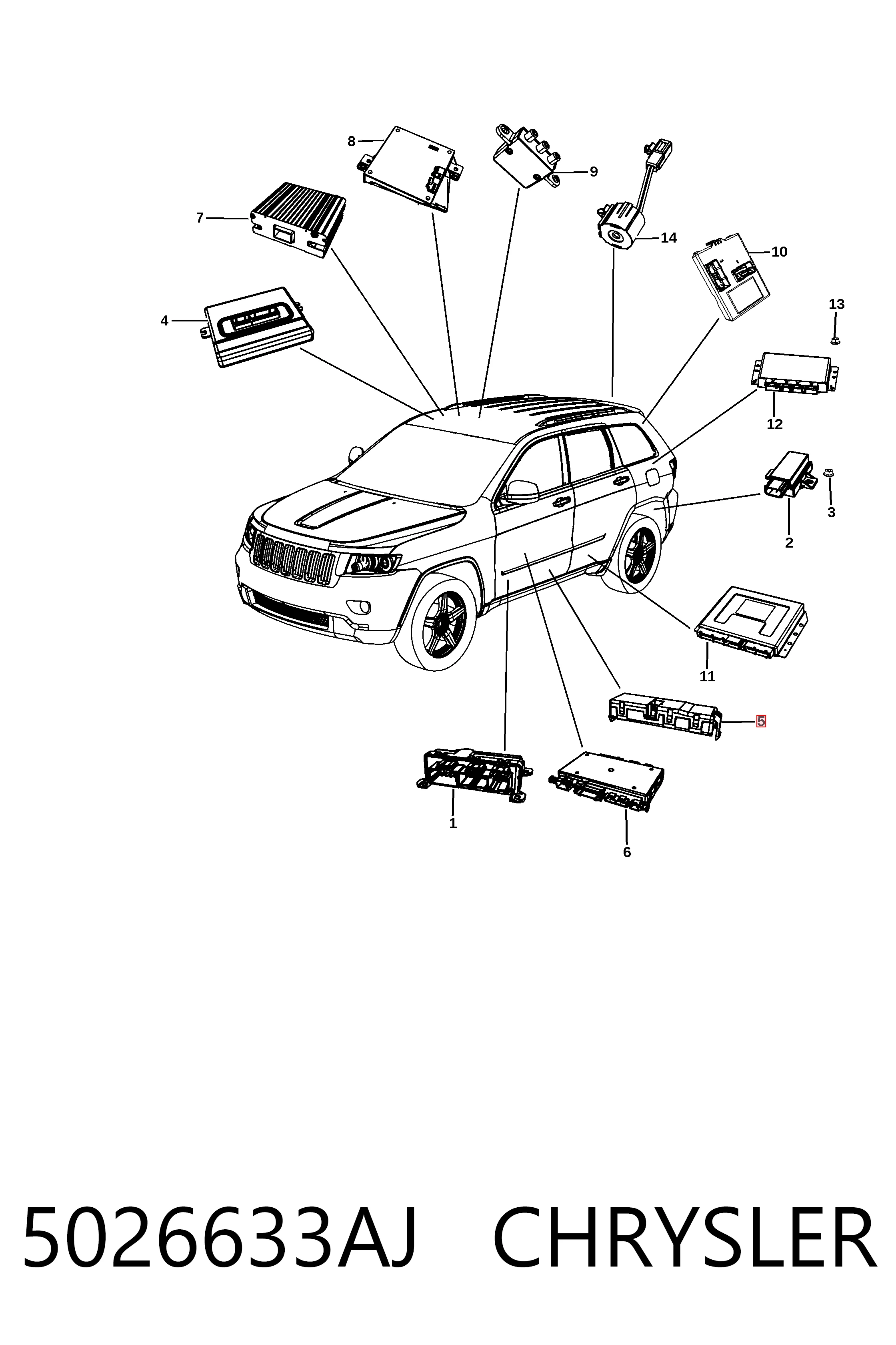 Купити K05026633AH Fiat/Alfa/Lancia 