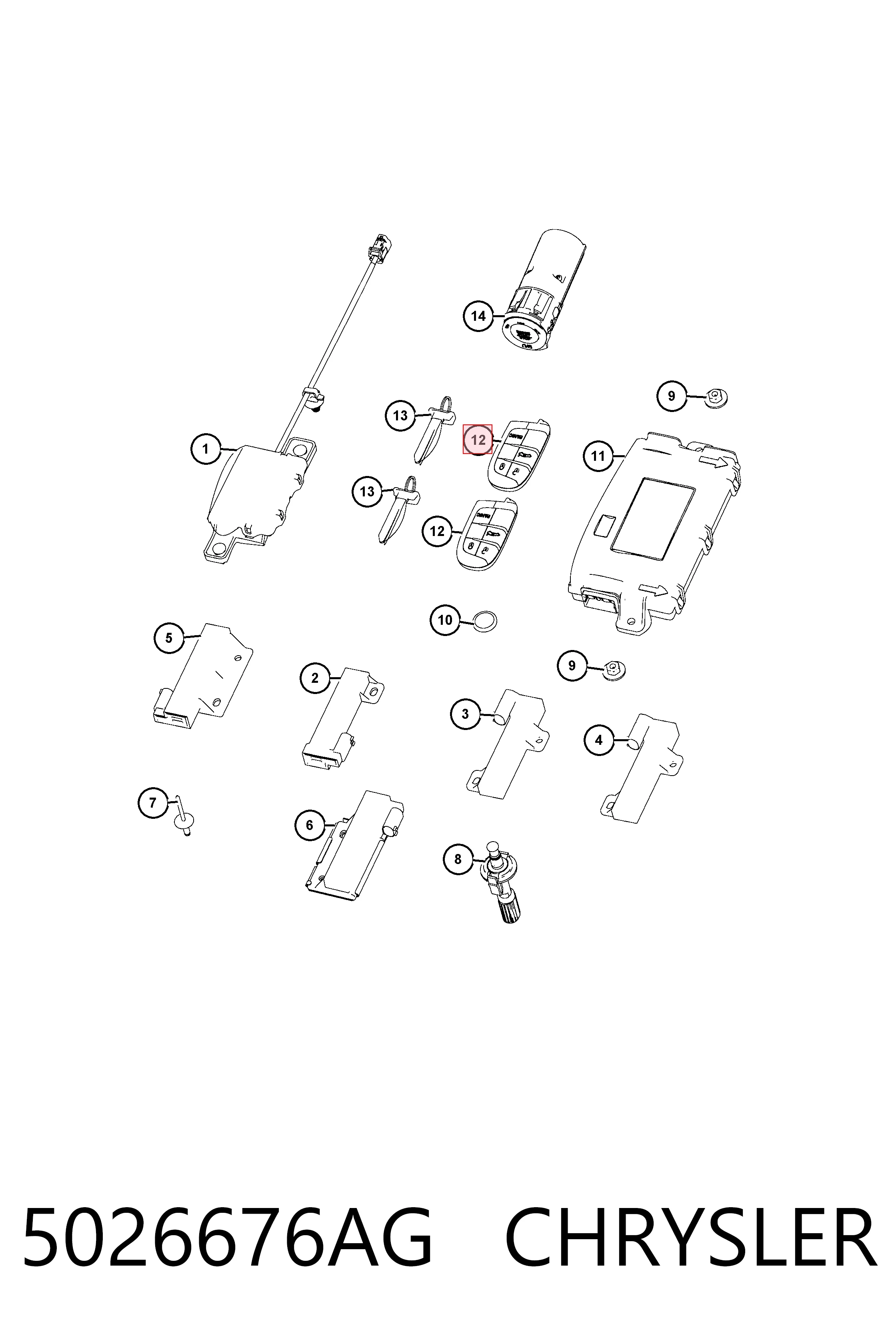  Fiat/Alfa/Lancia K05026676AH ціна, від 63.40 USD