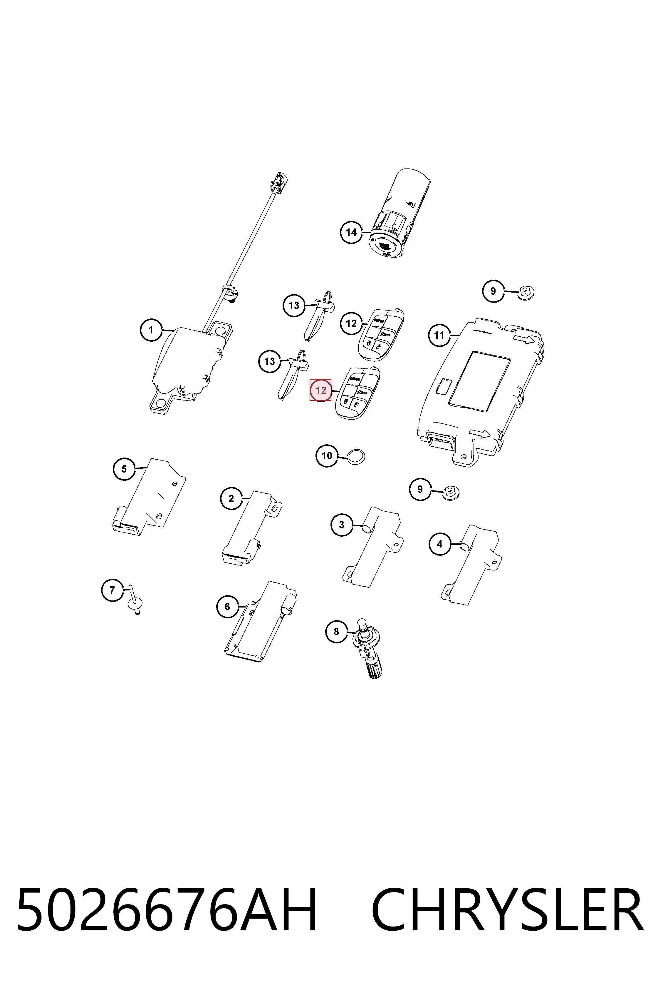  K05026676AH Fiat/Alfa/Lancia