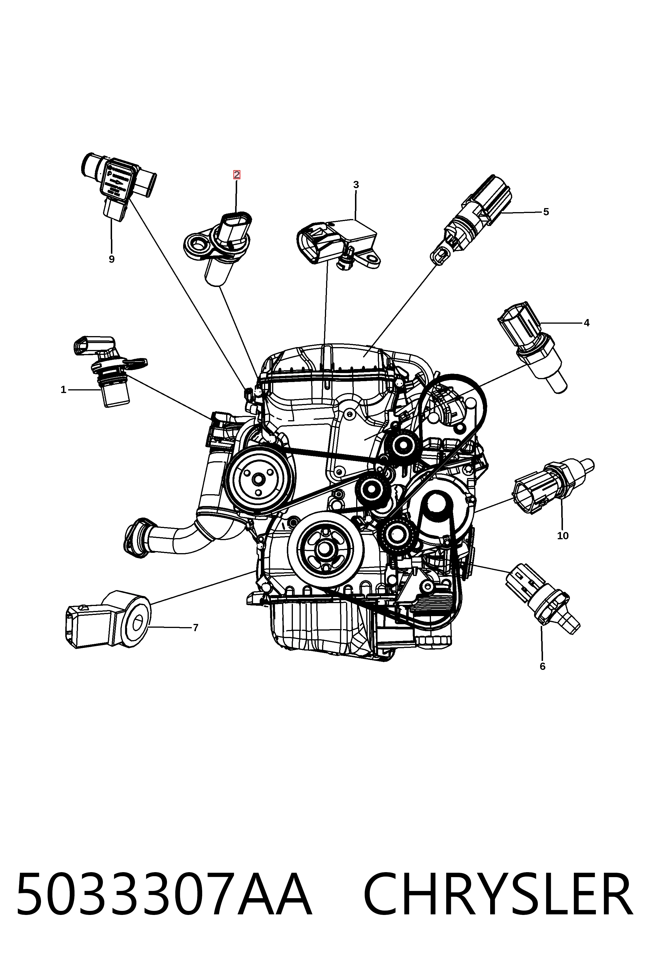 5033307AA Chrysler ДПКВ