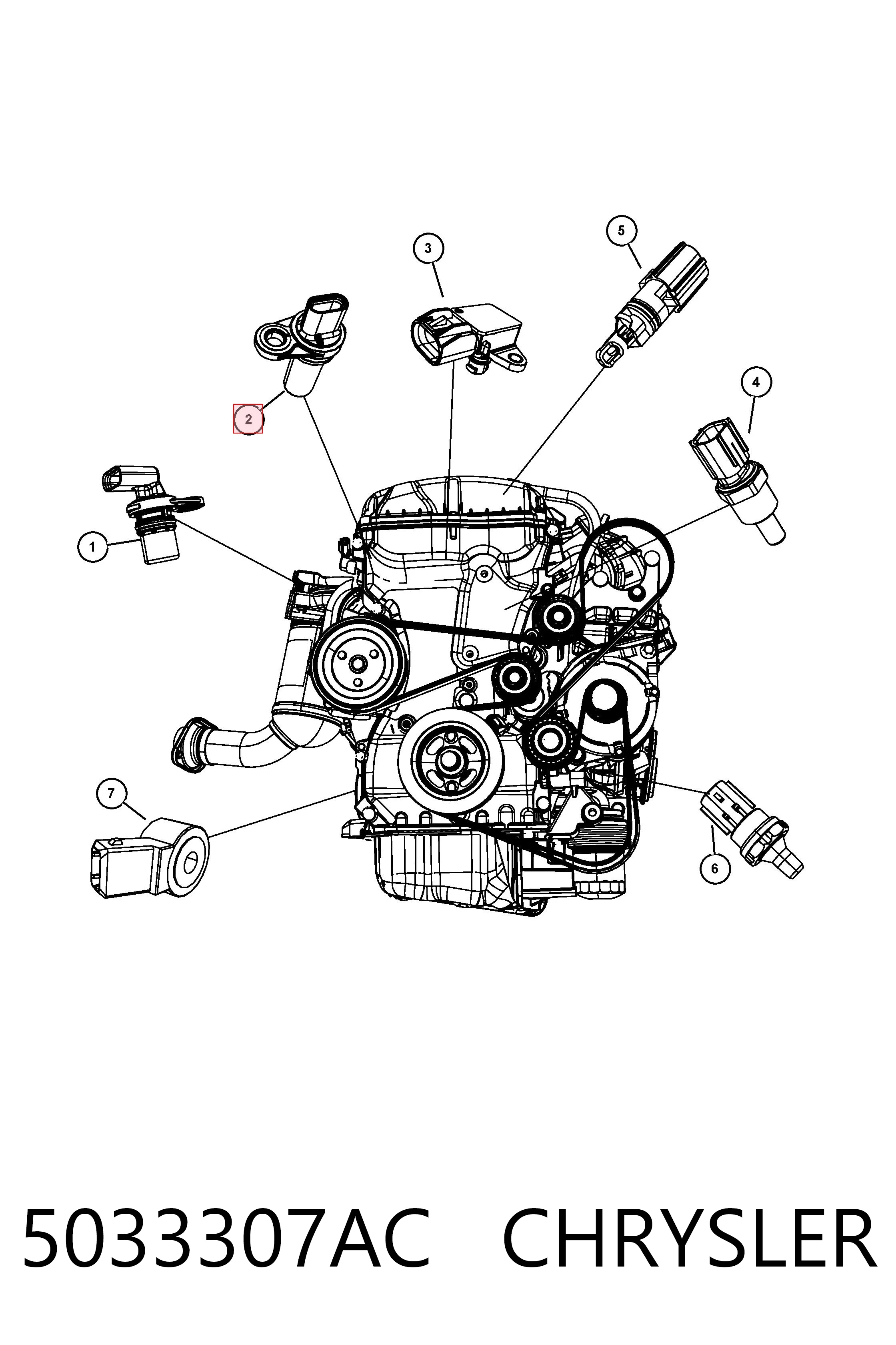 5033307AC Chrysler ДПКВ