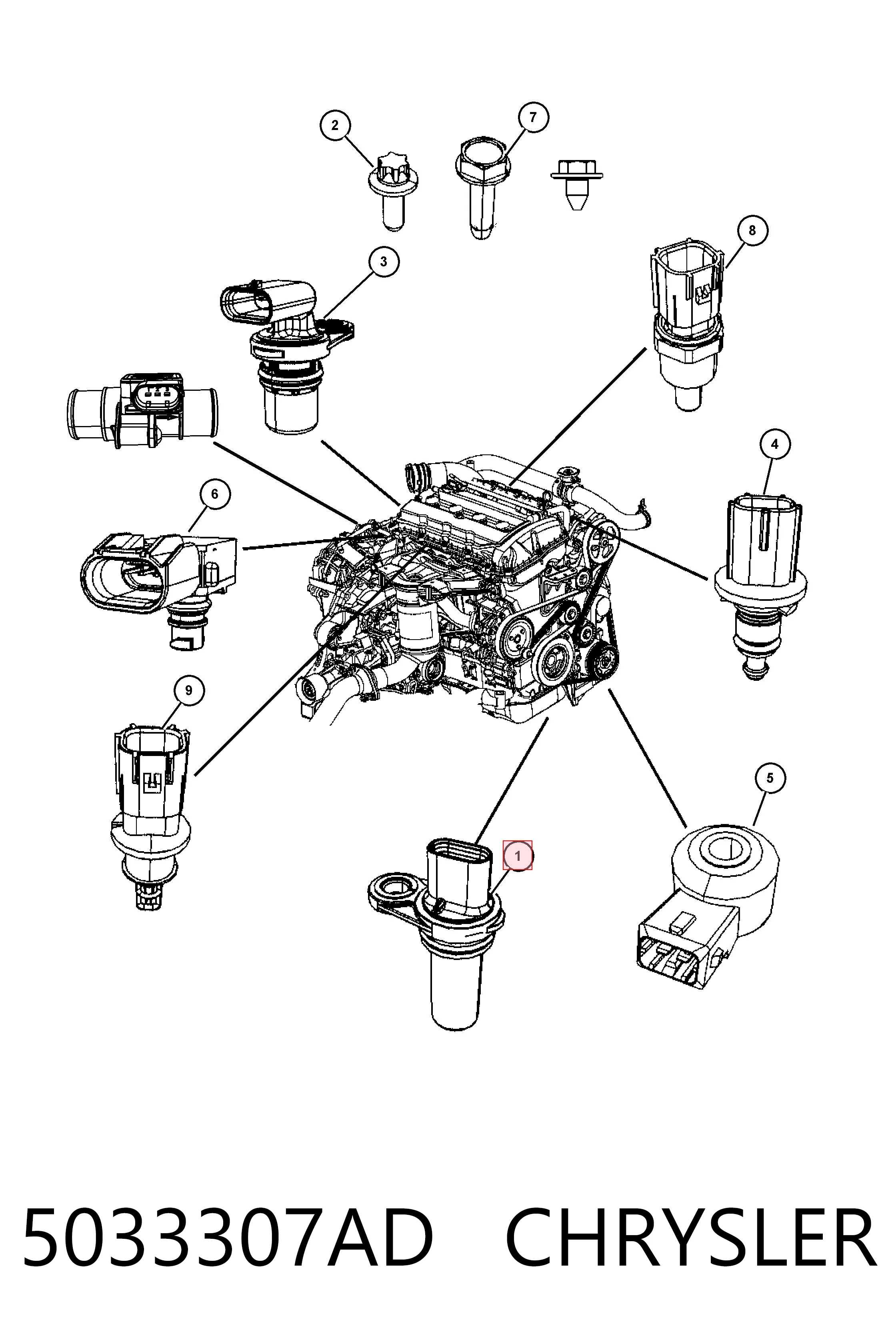 5033307AD Chrysler ДПКВ