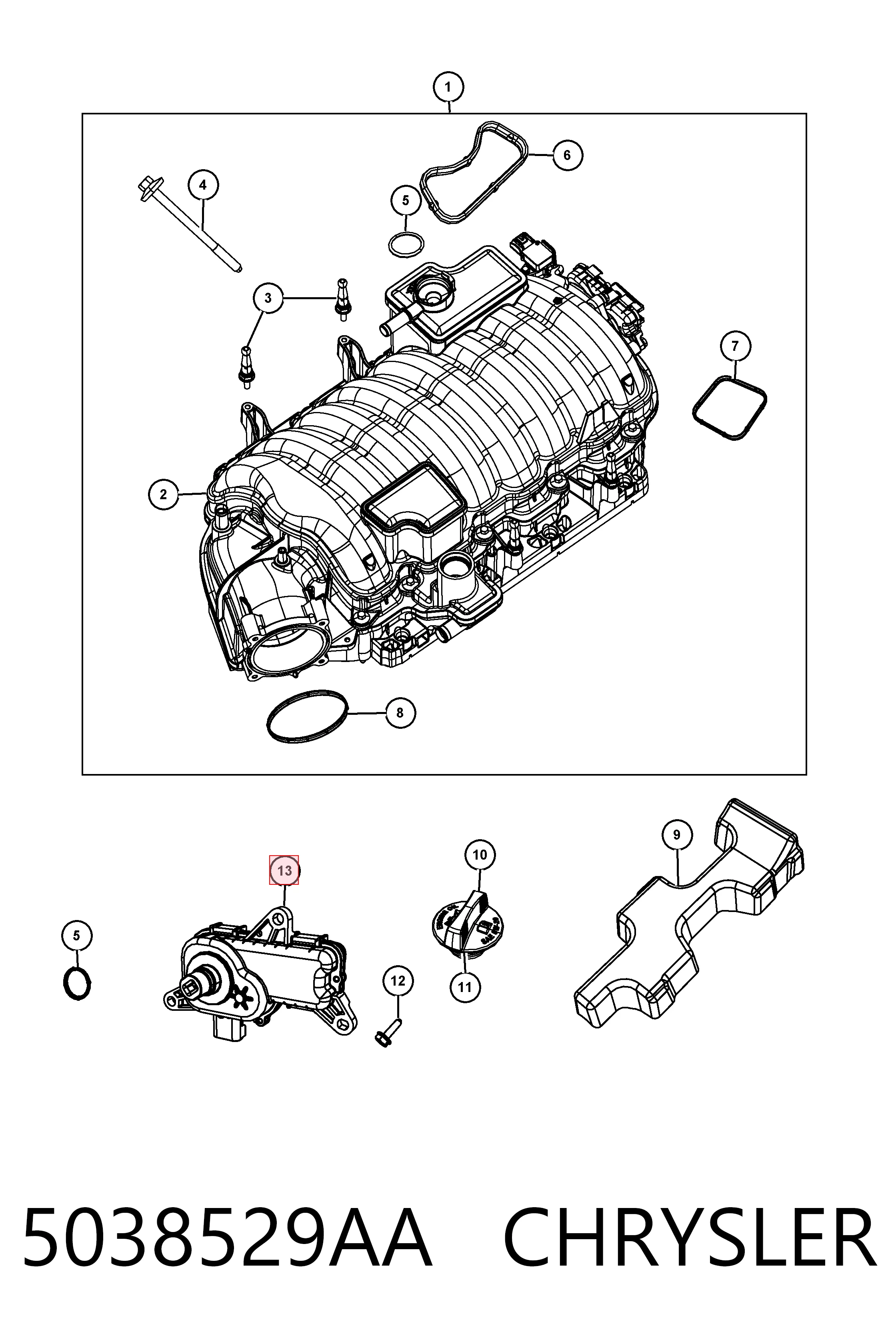  K05038529AA Fiat/Alfa/Lancia