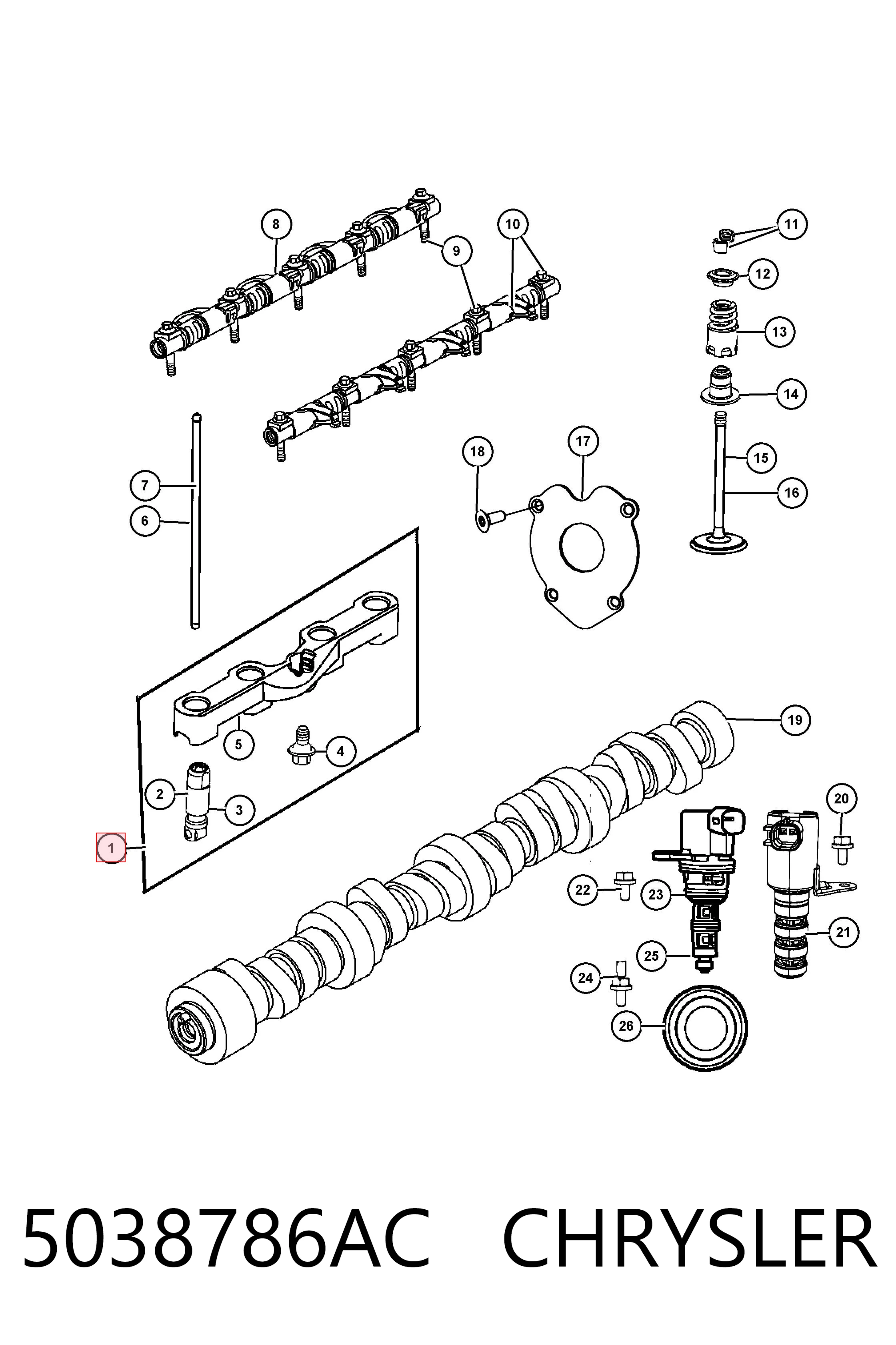5038786AC Chrysler 
