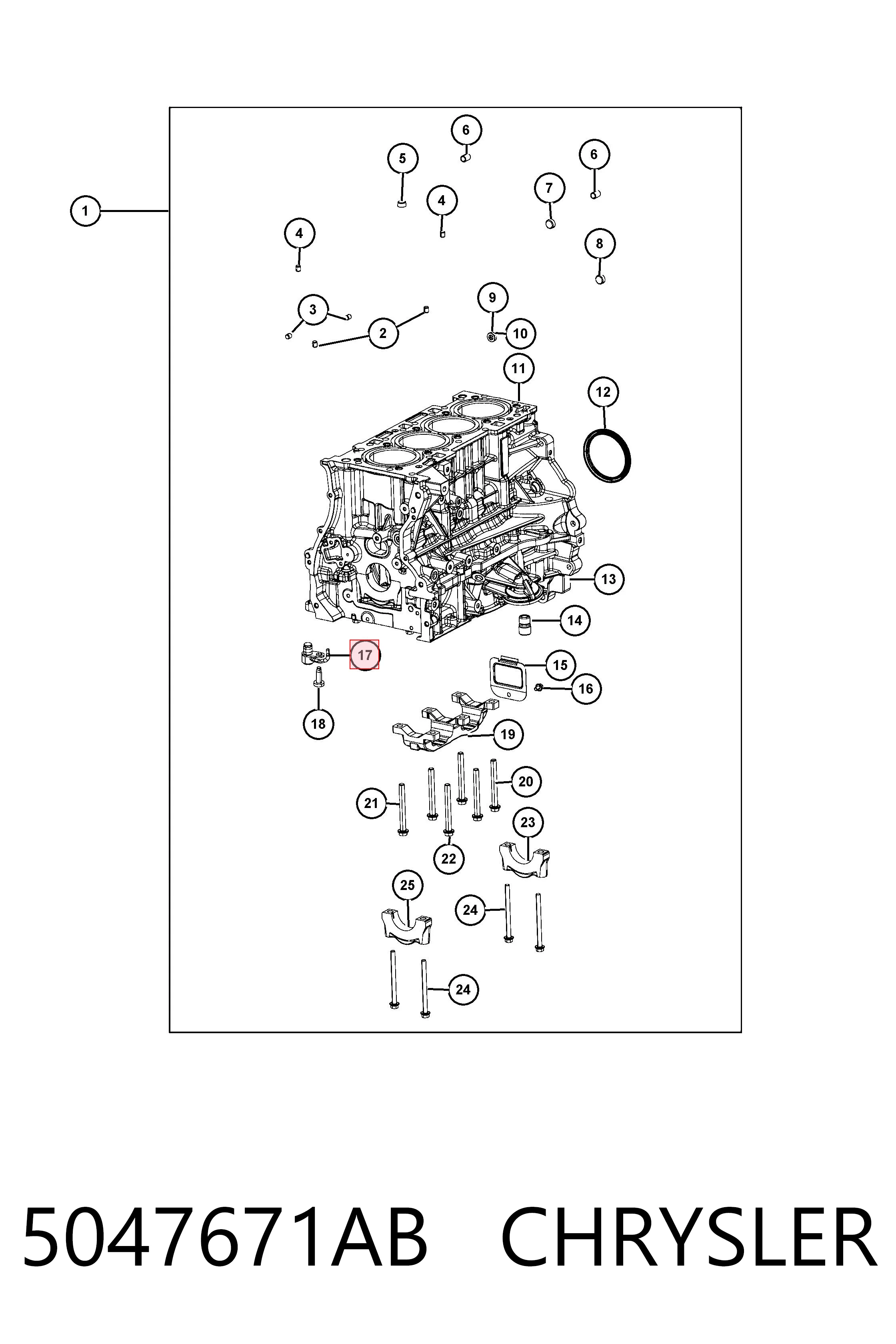 5047671AB Chrysler 