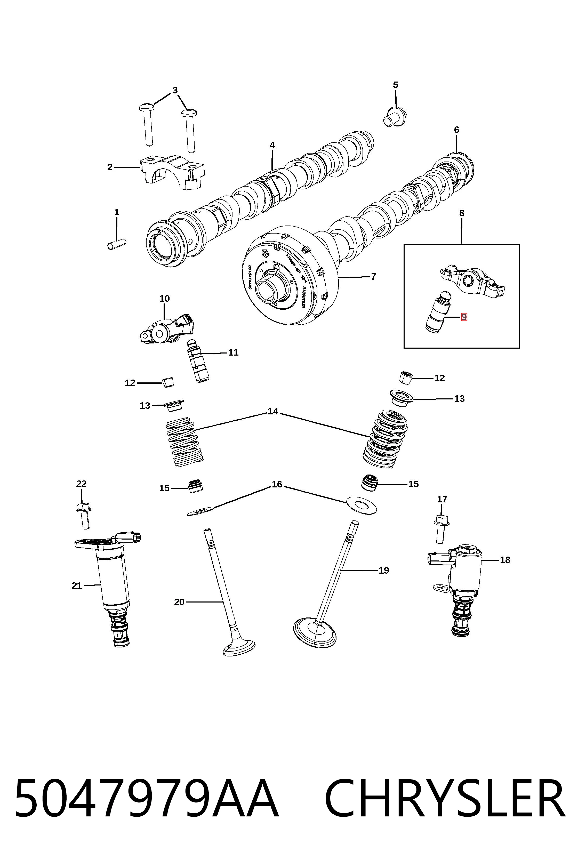 5047979AA Chrysler 