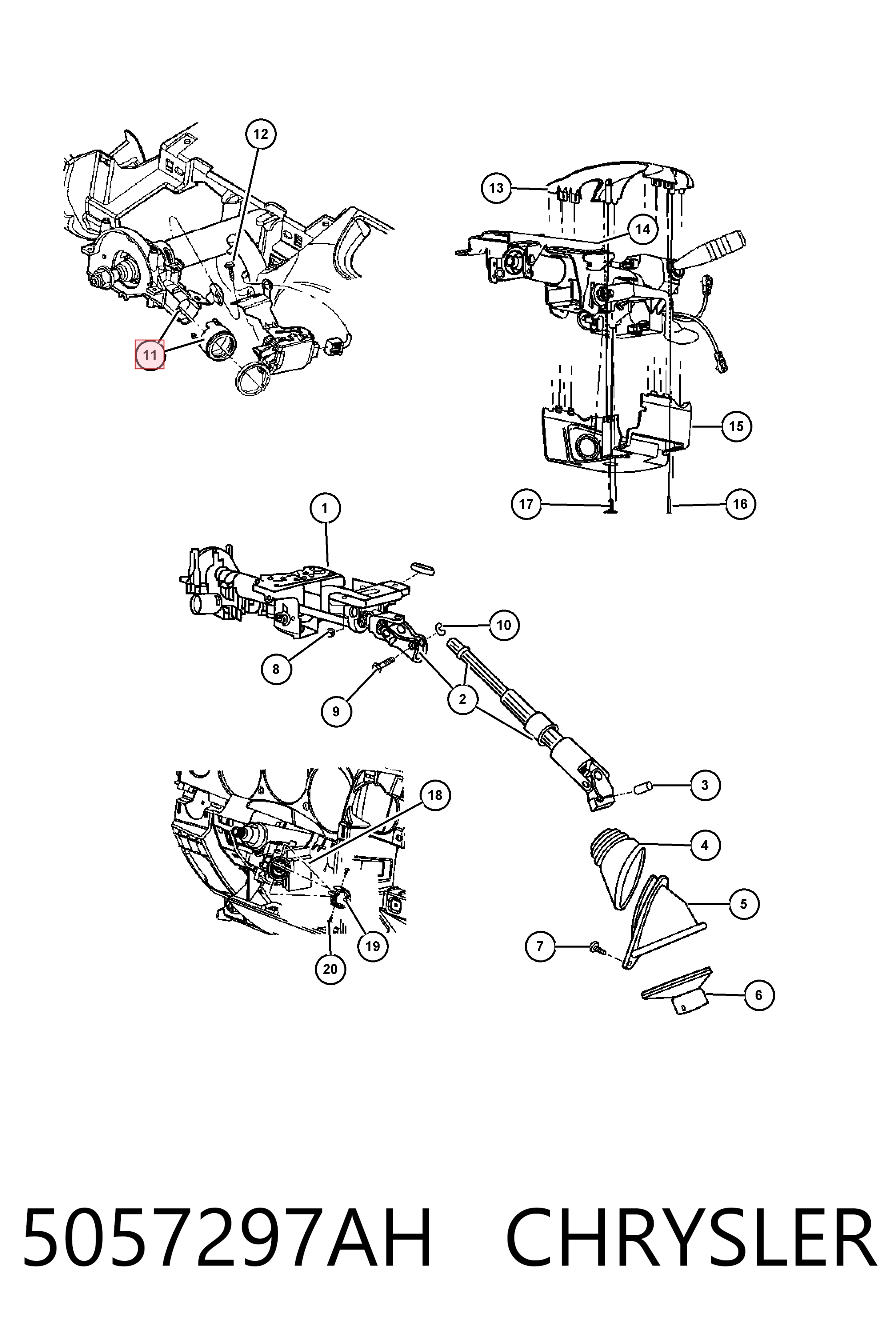  Fiat/Alfa/Lancia K68054822AB