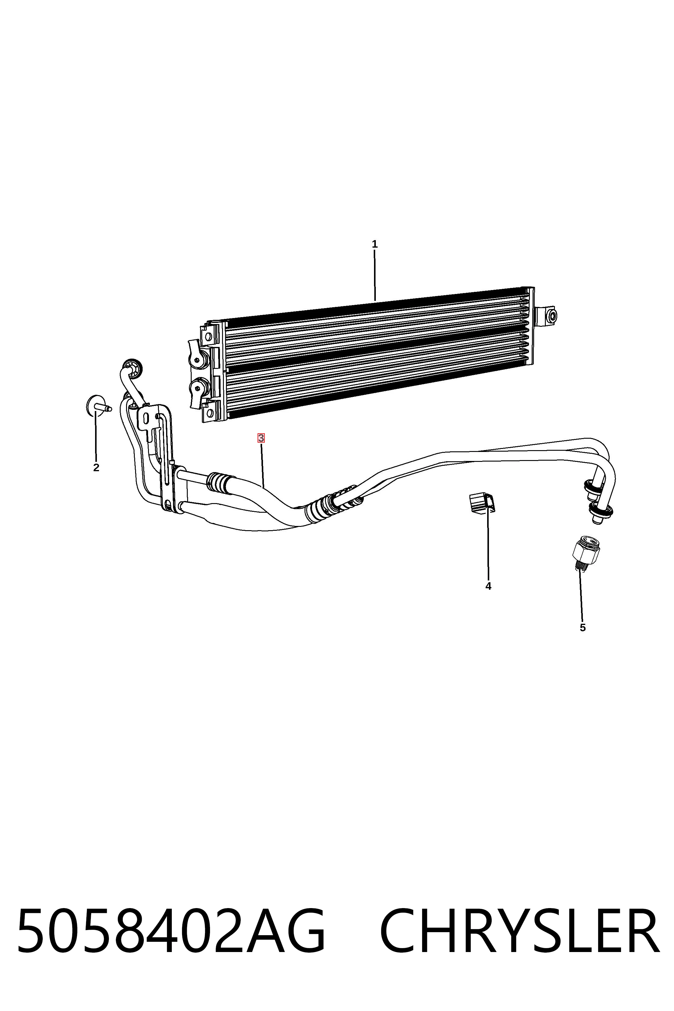  Fiat/Alfa/Lancia K05058402AF ціна, від 106.42 USD