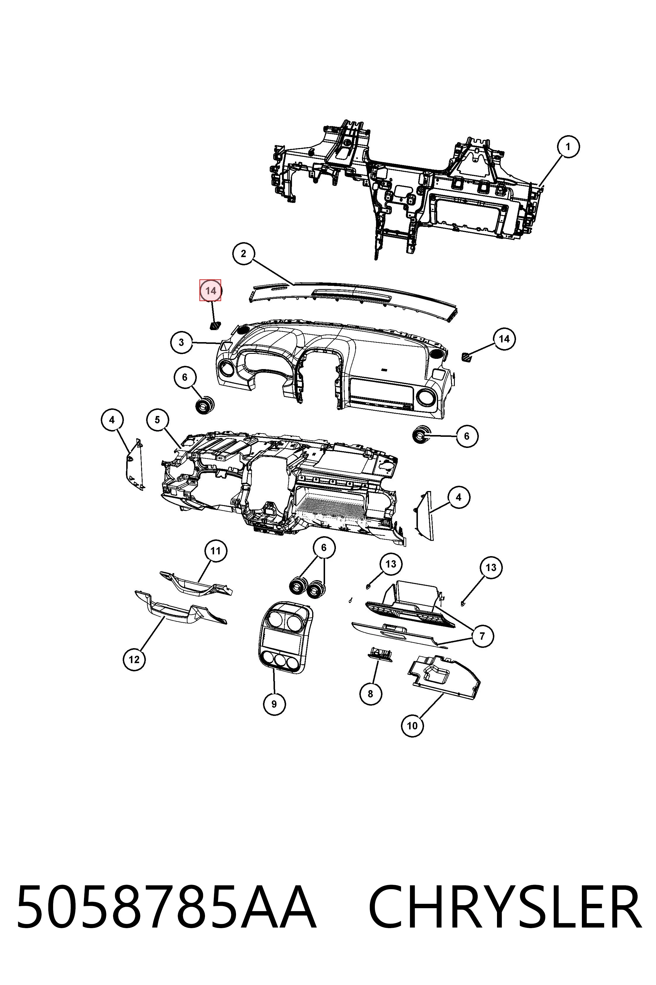 5058785AA Chrysler 