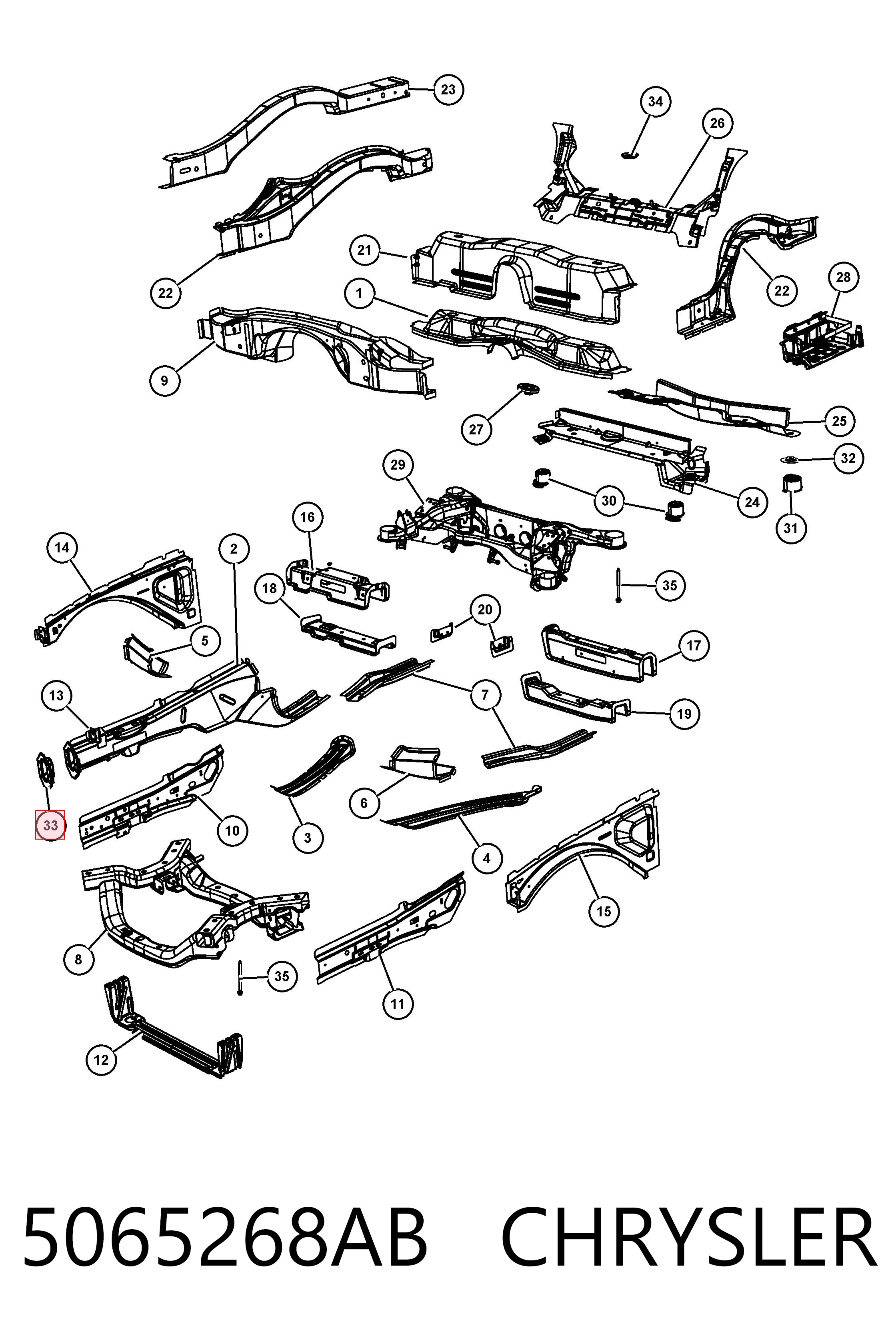 5065268AB Chrysler 