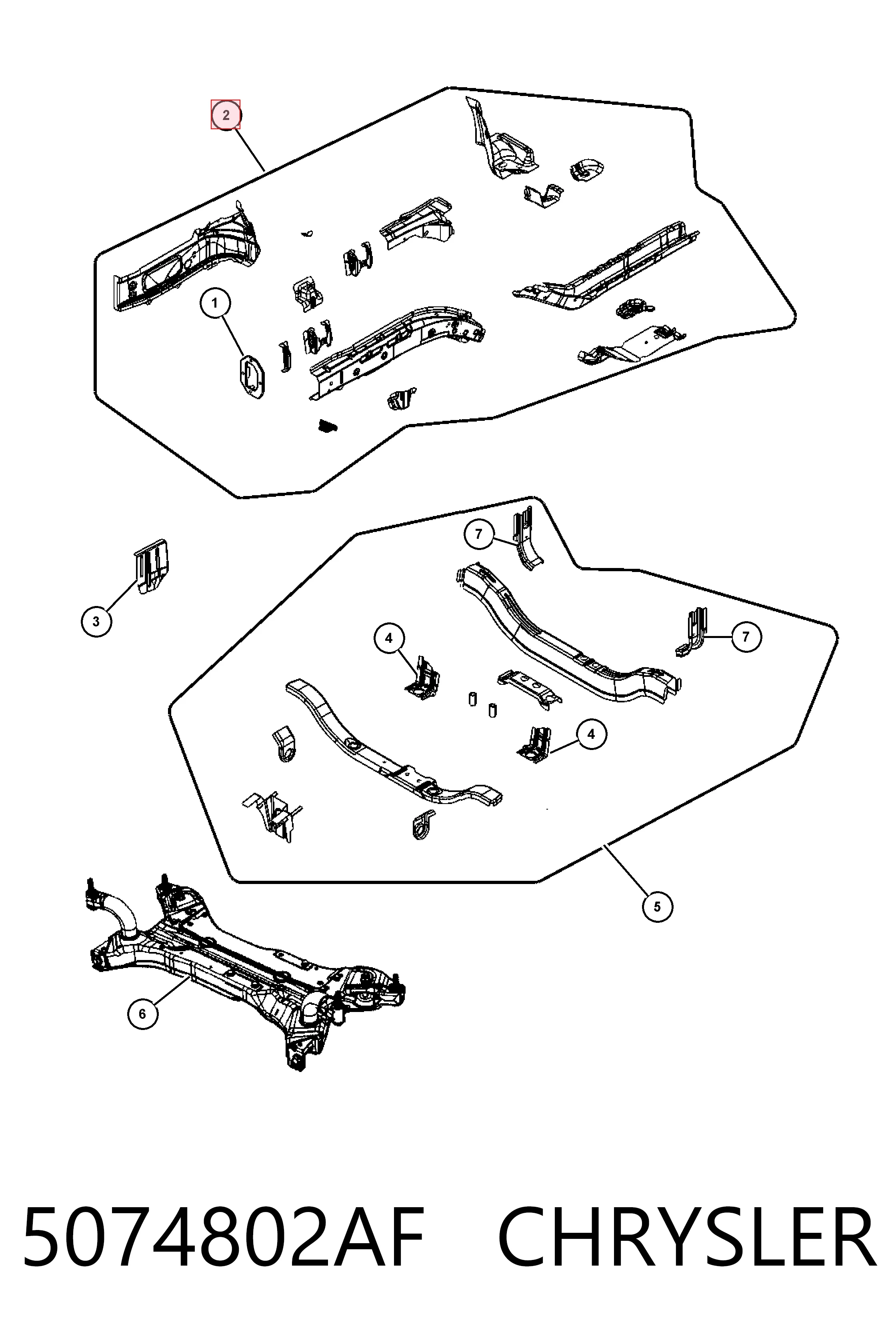  Fiat/Alfa/Lancia K05074802AE ціна, від 116.42 USD