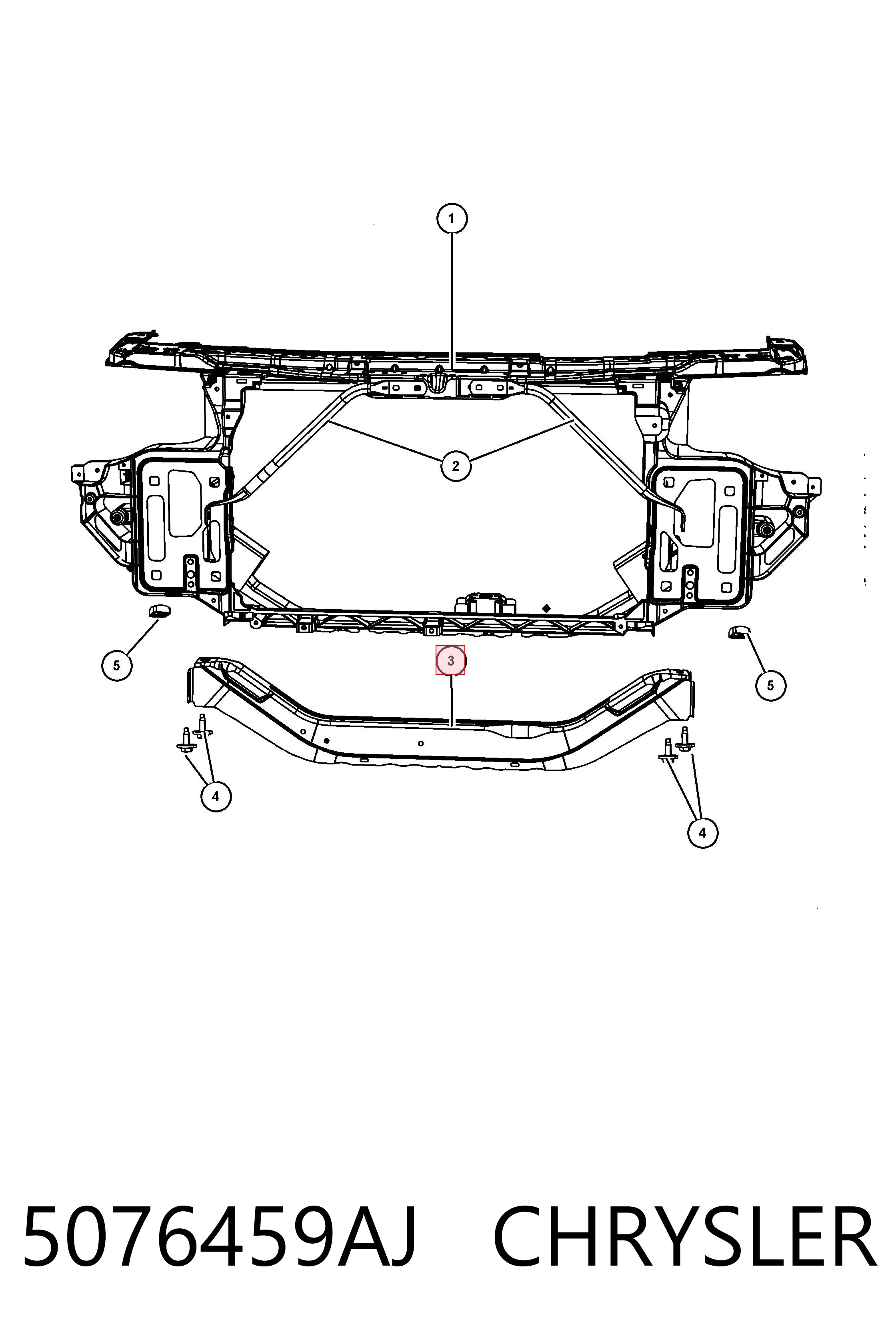 5076459AJ Chrysler 