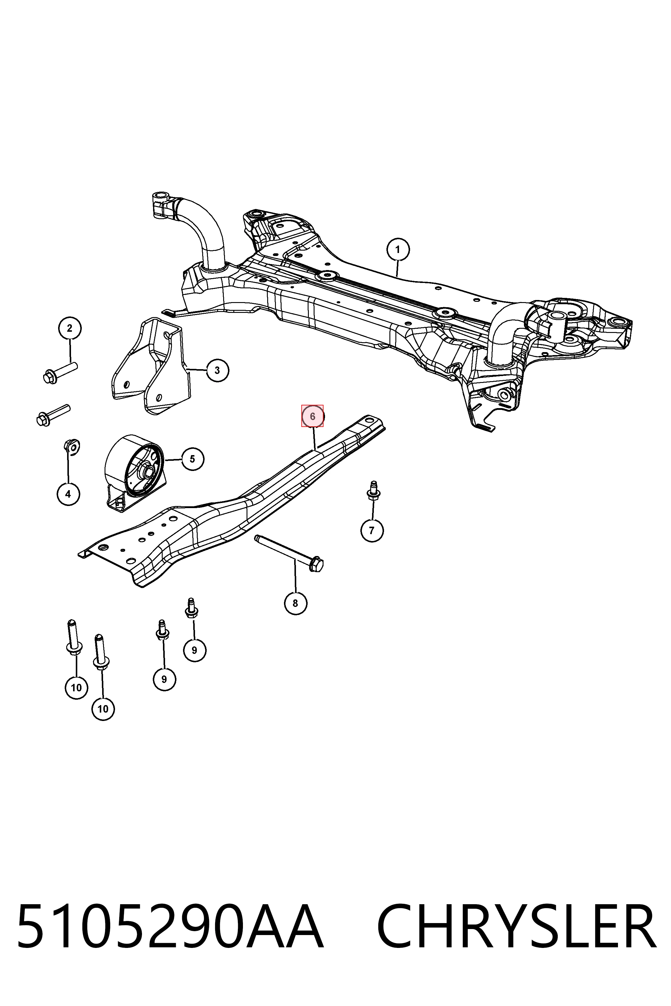  Fiat/Alfa/Lancia K05105290AC ціна, від 23.76 USD