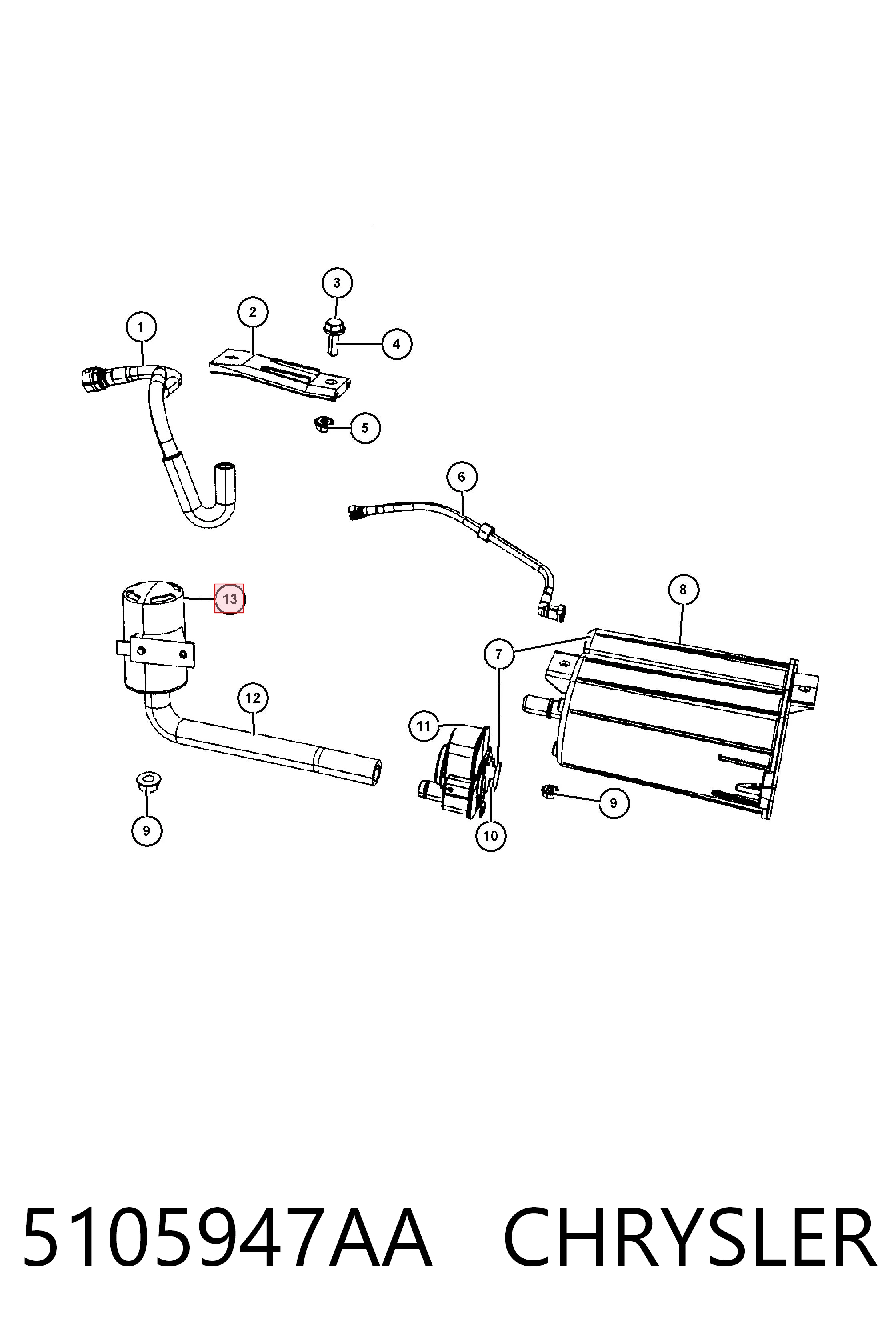 5105947AA Chrysler 