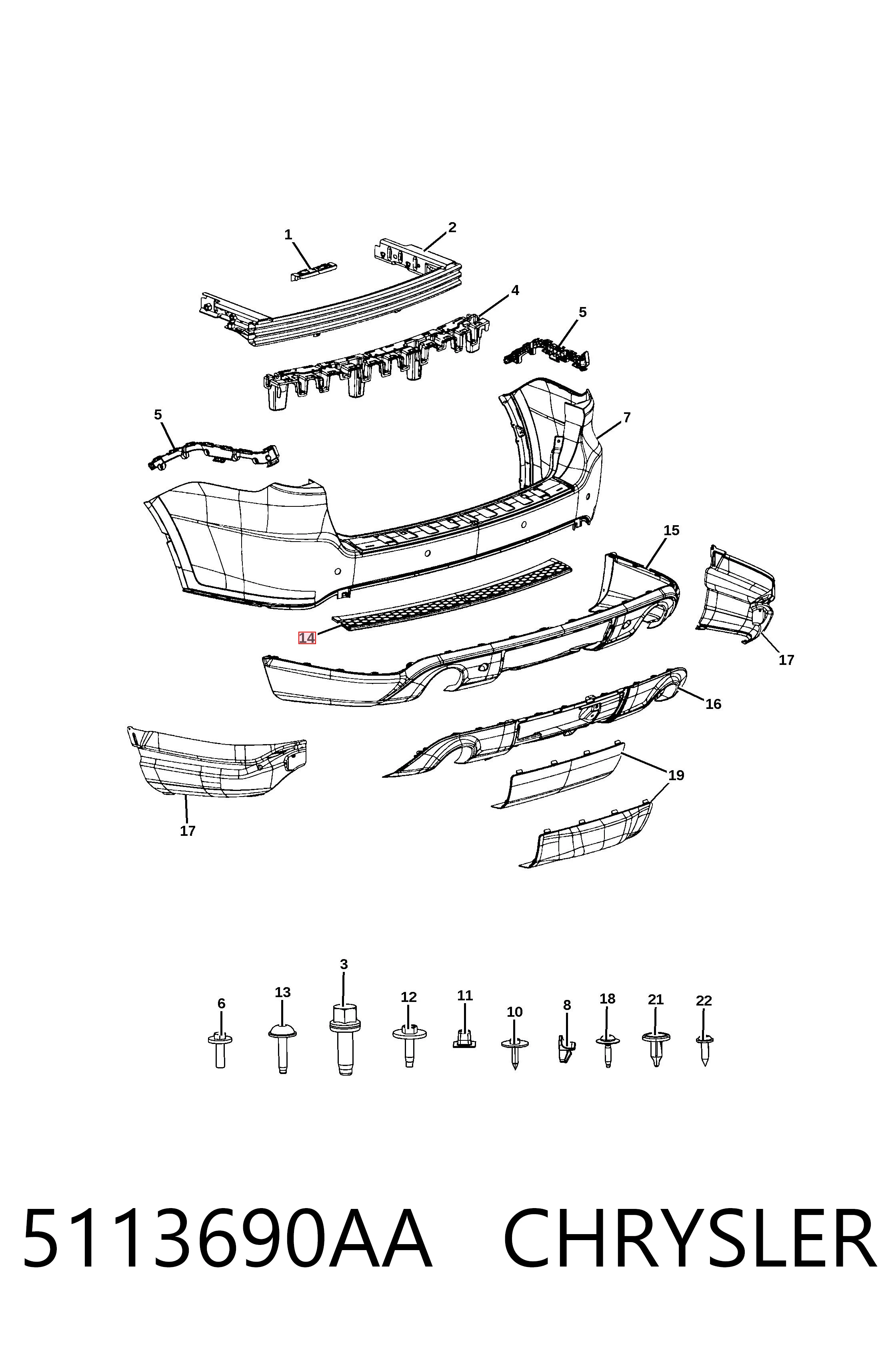 5113690AA Chrysler 