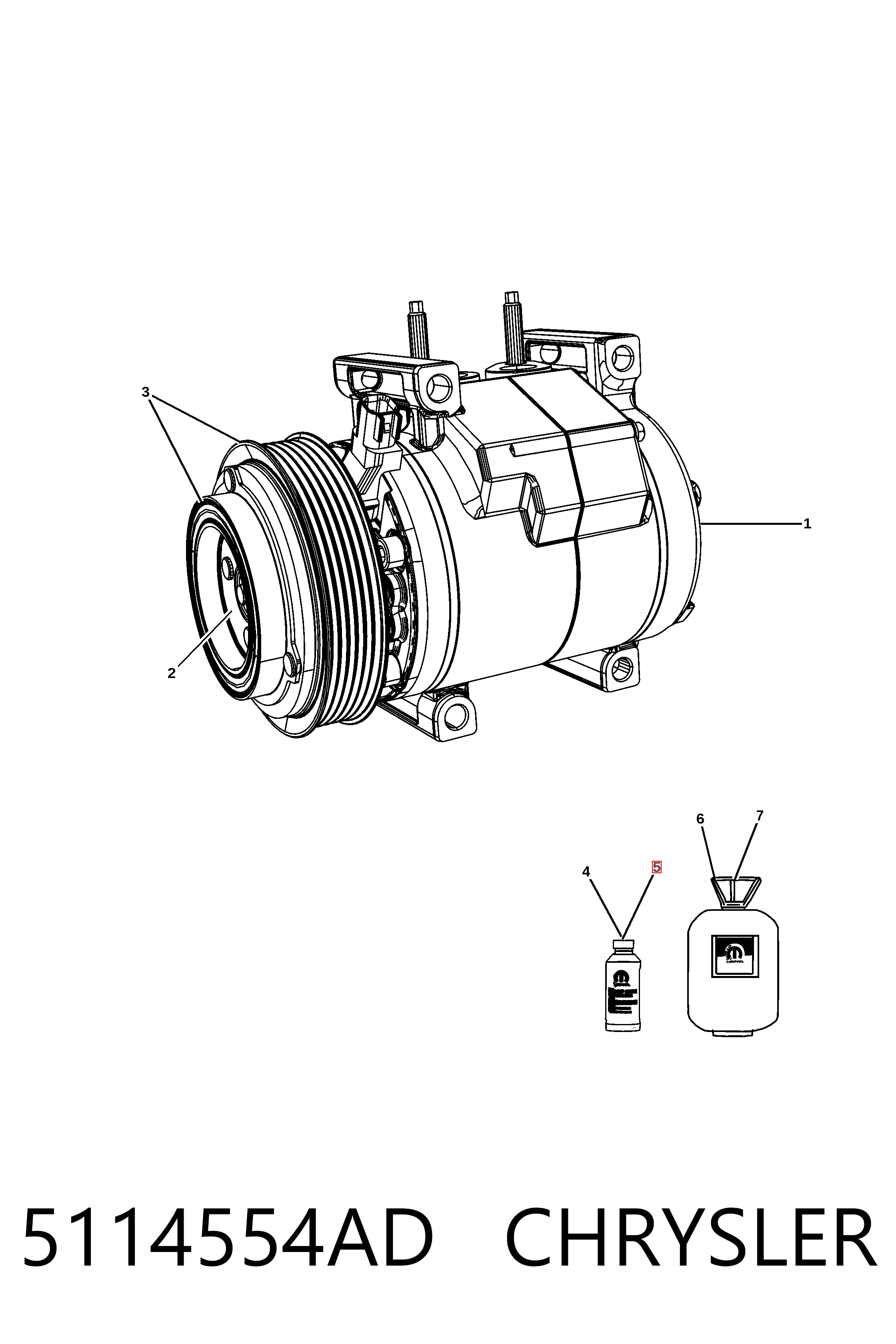 Масло компресора кондиціонера A000989060611 Mercedes