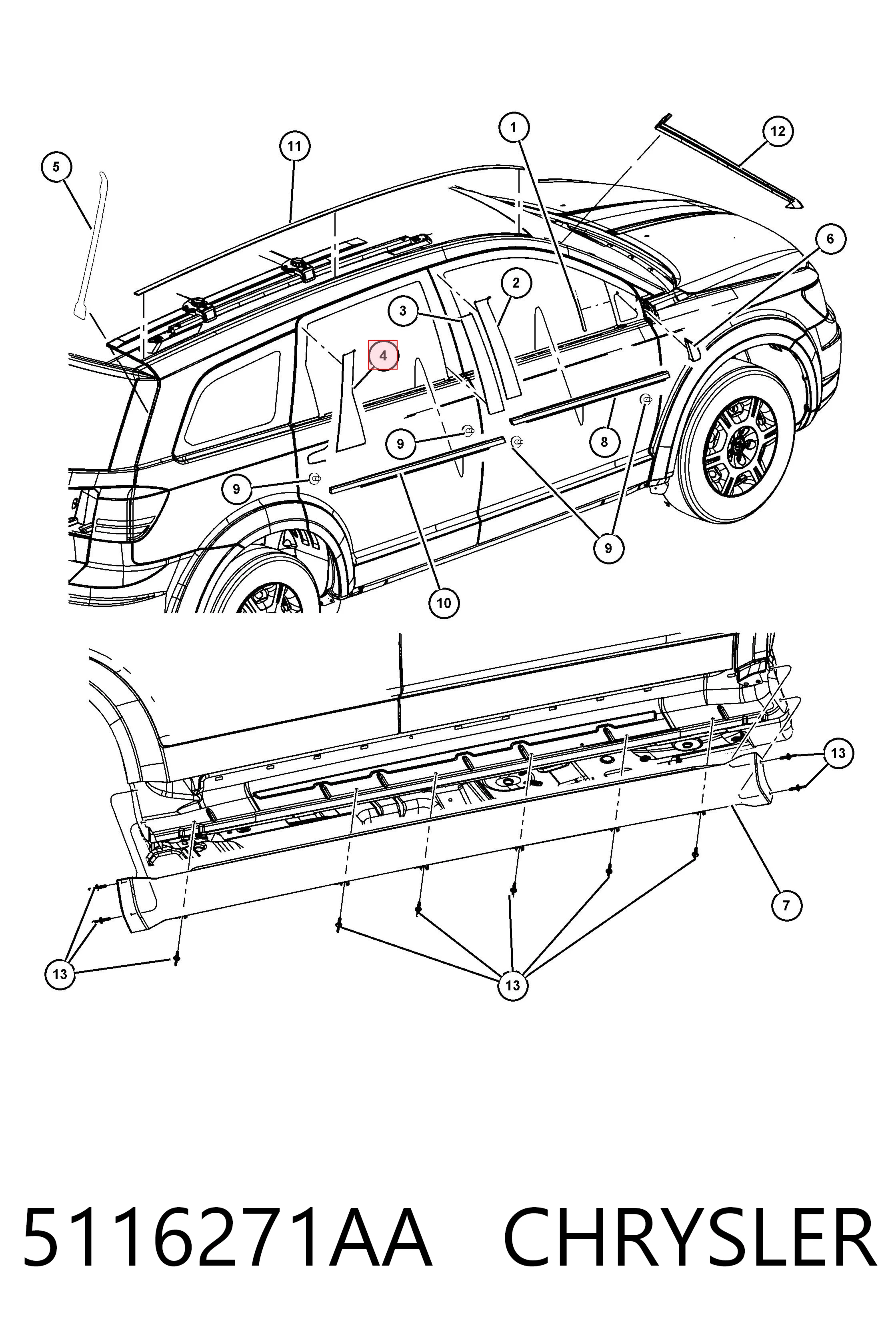 5116271AA Chrysler 