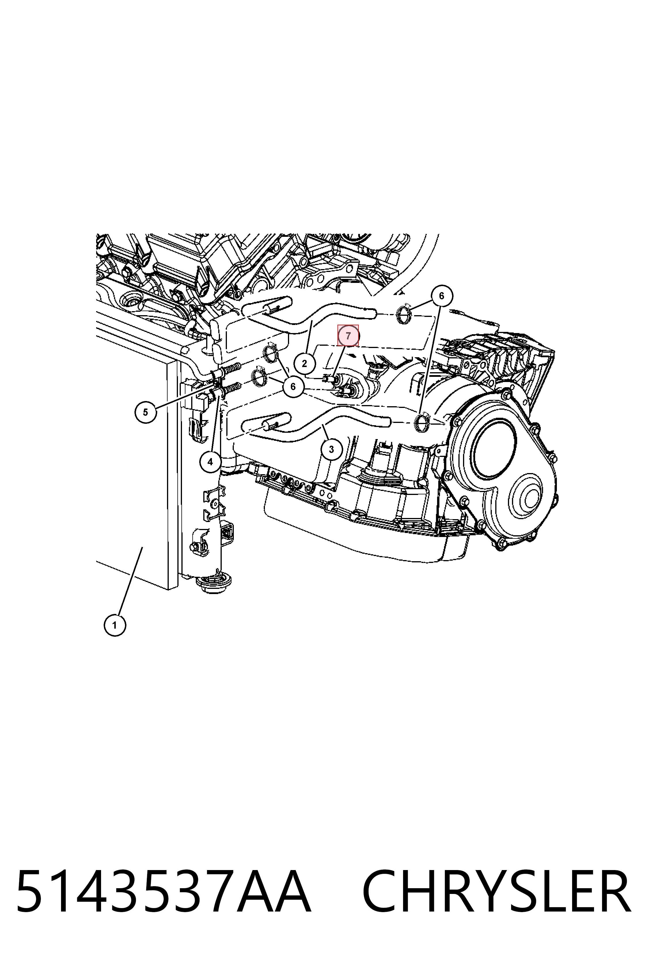 5143537AA Chrysler Конденсатор