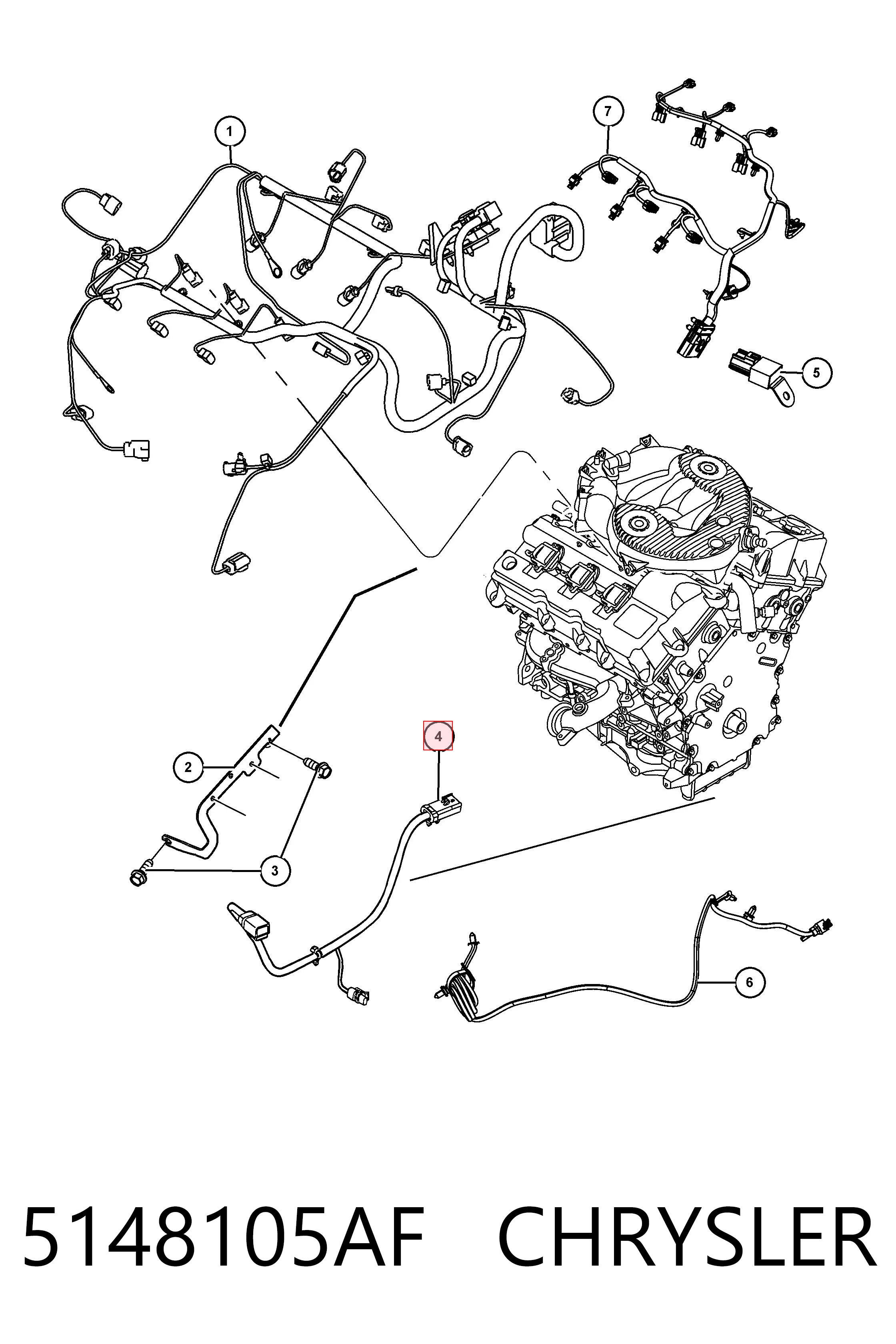  K05148105AF Fiat/Alfa/Lancia