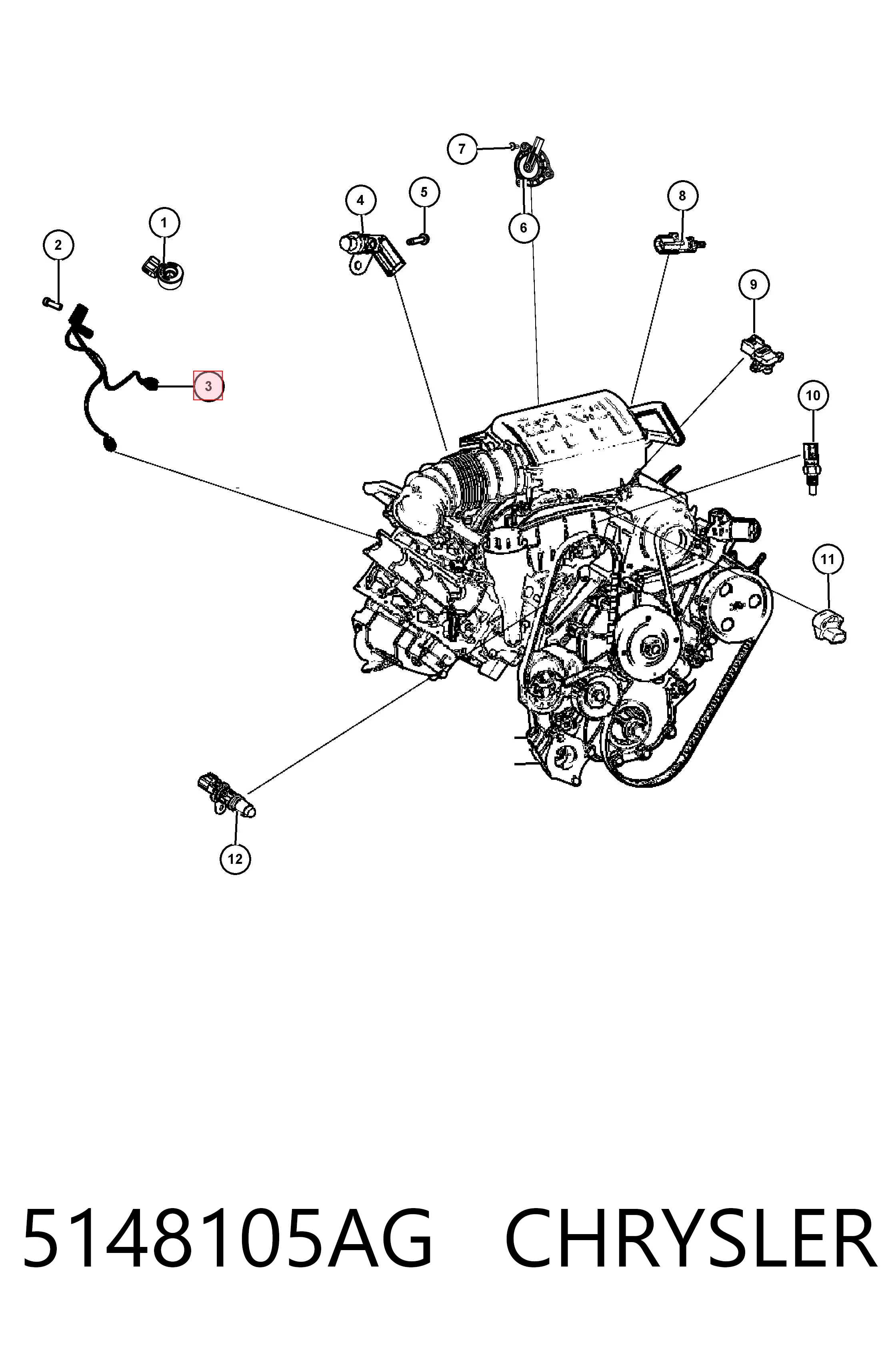 5148105AG Chrysler 