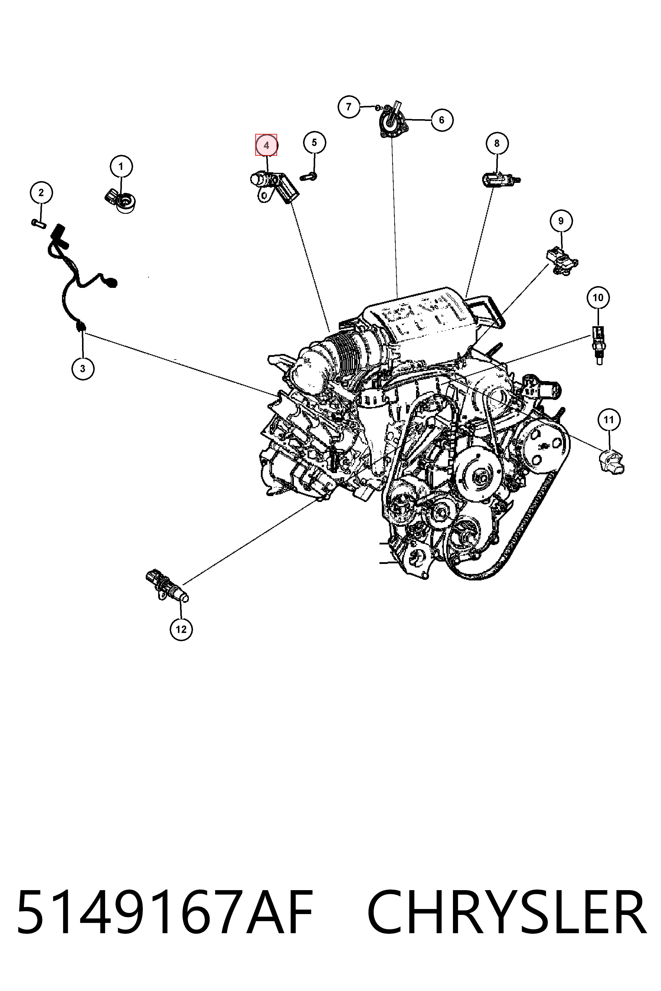 5149167AF Chrysler ДПКВ