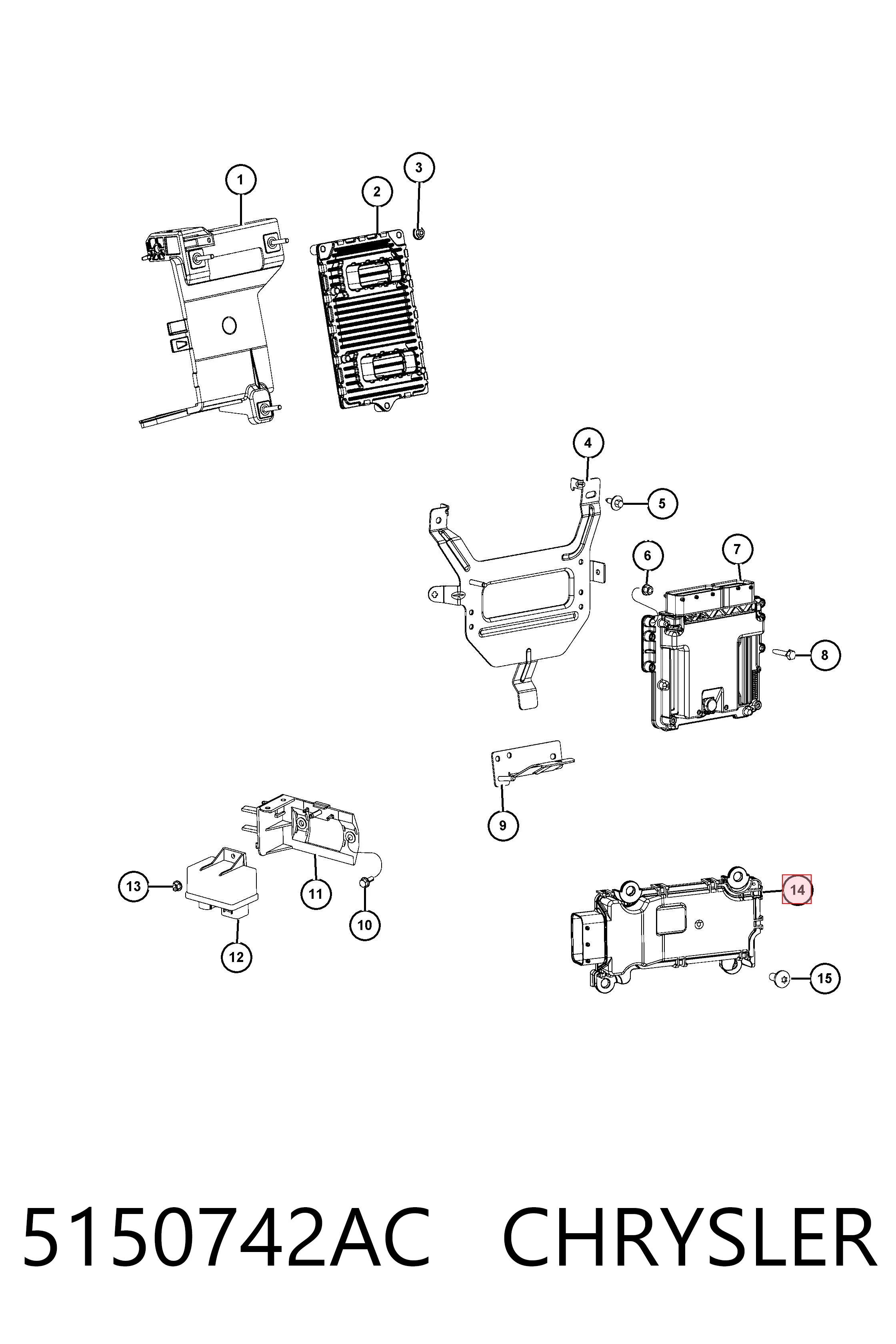 Купити K68225514AB Fiat/Alfa/Lancia Модуль АКПП електронний