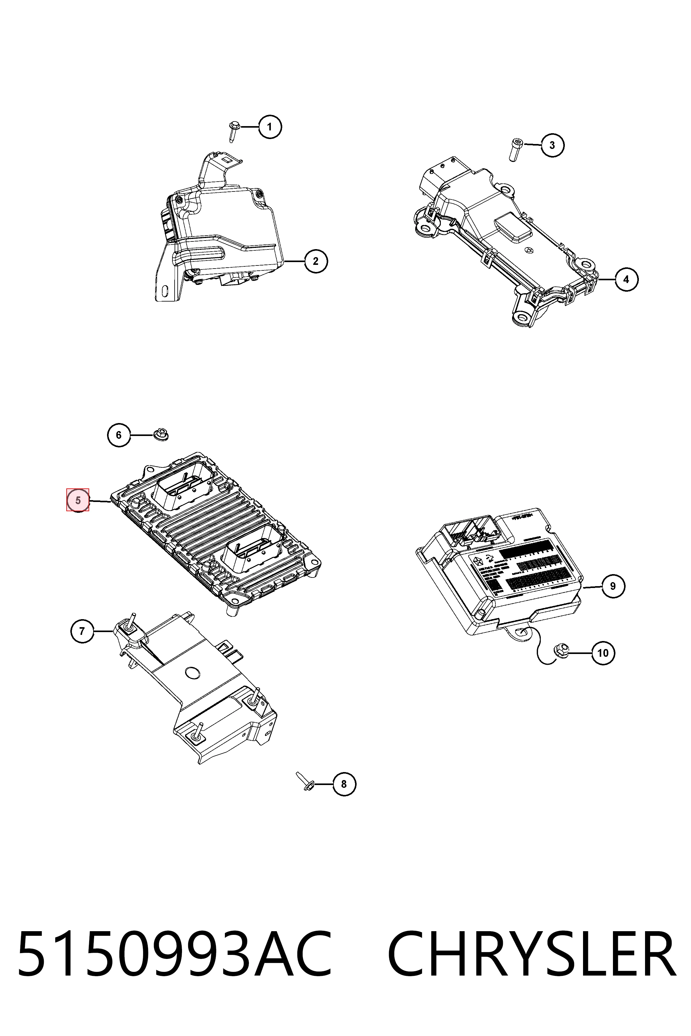 5150993AC Chrysler 