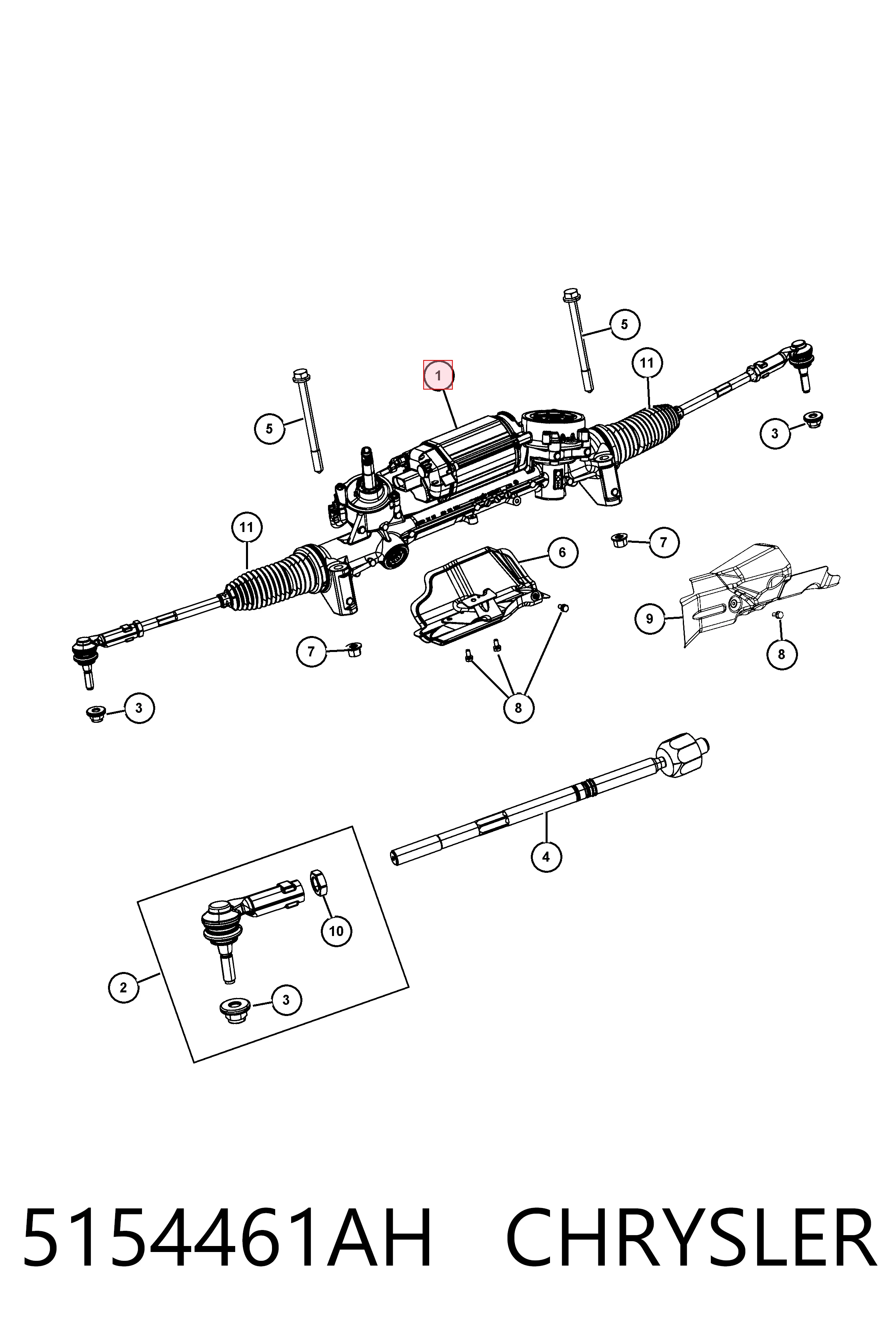 Управління рульове в зборі Cardone 1A17002 ціна, від 82.96 USD