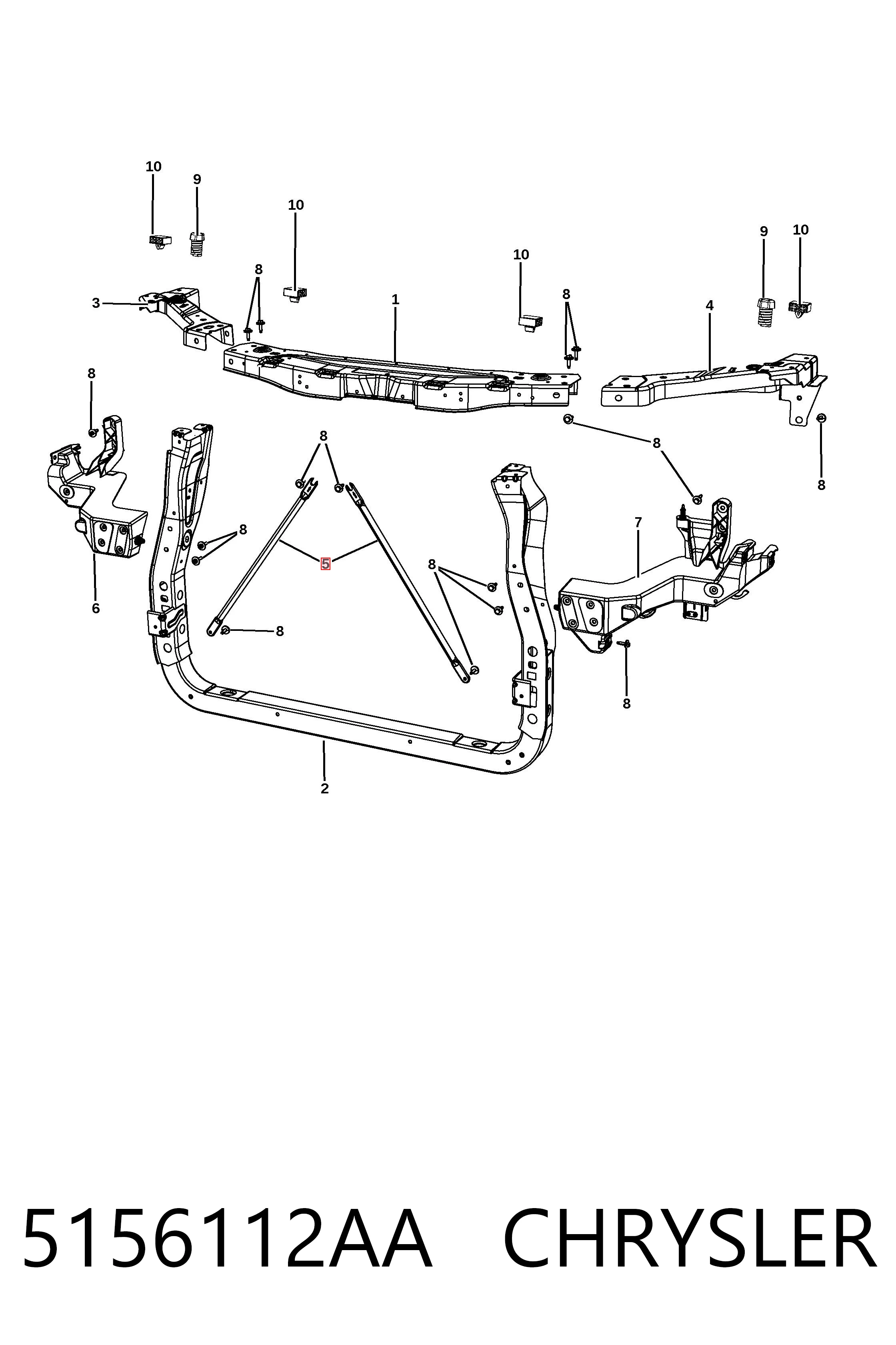 K05156112AA Fiat/Alfa/Lancia 