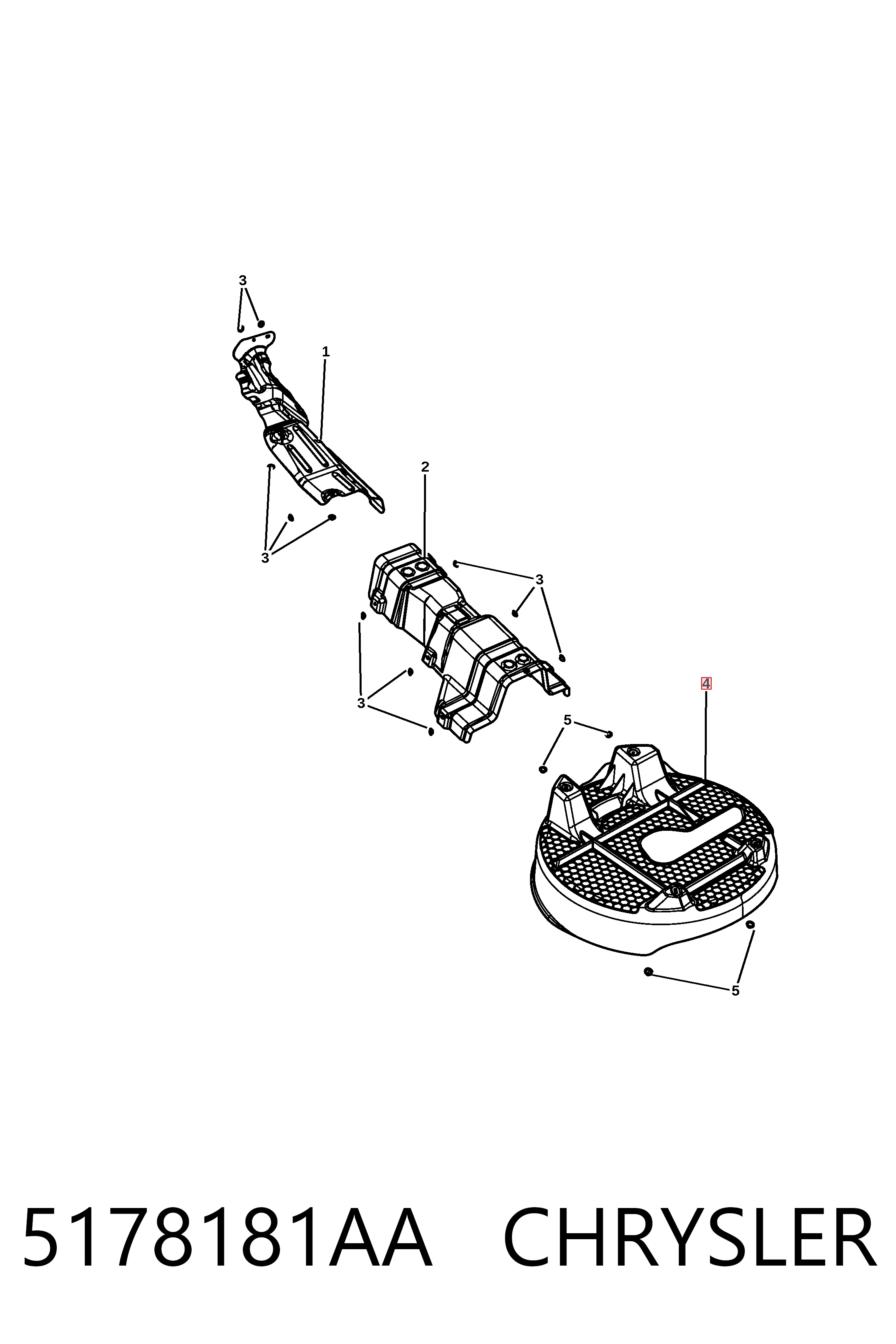 Чохол запасного колеса K05178501AC Fiat/Alfa/Lancia