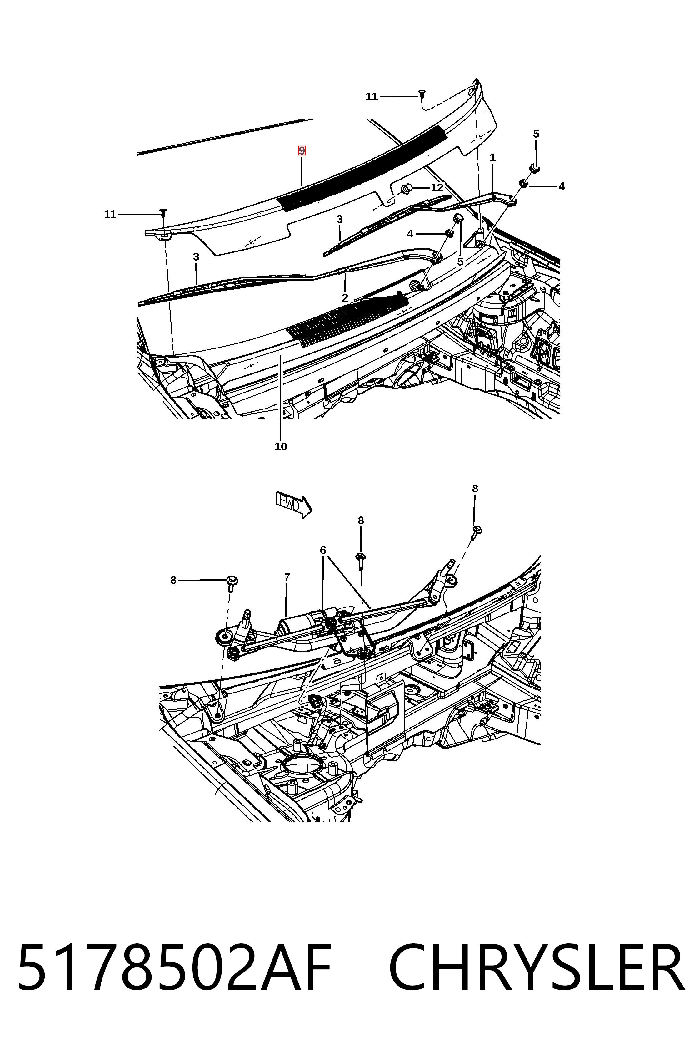 5178502AF Chrysler 