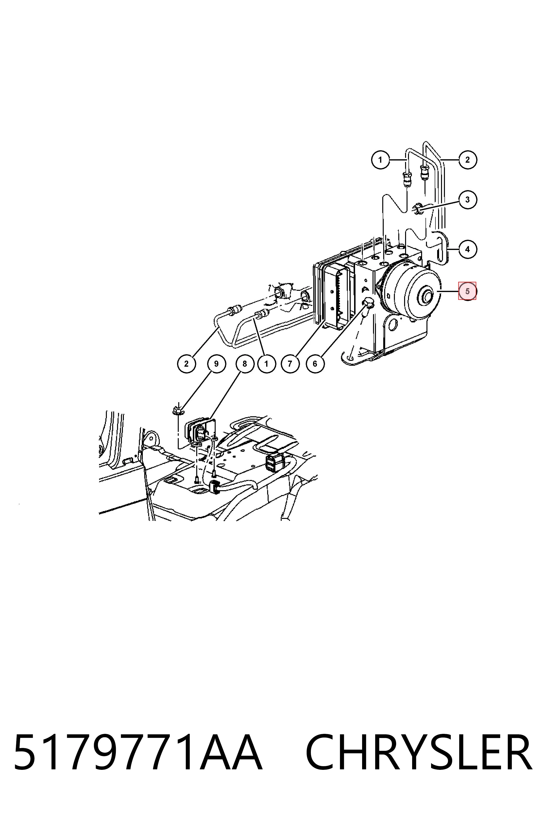K05179771AA Fiat/Alfa/Lancia 