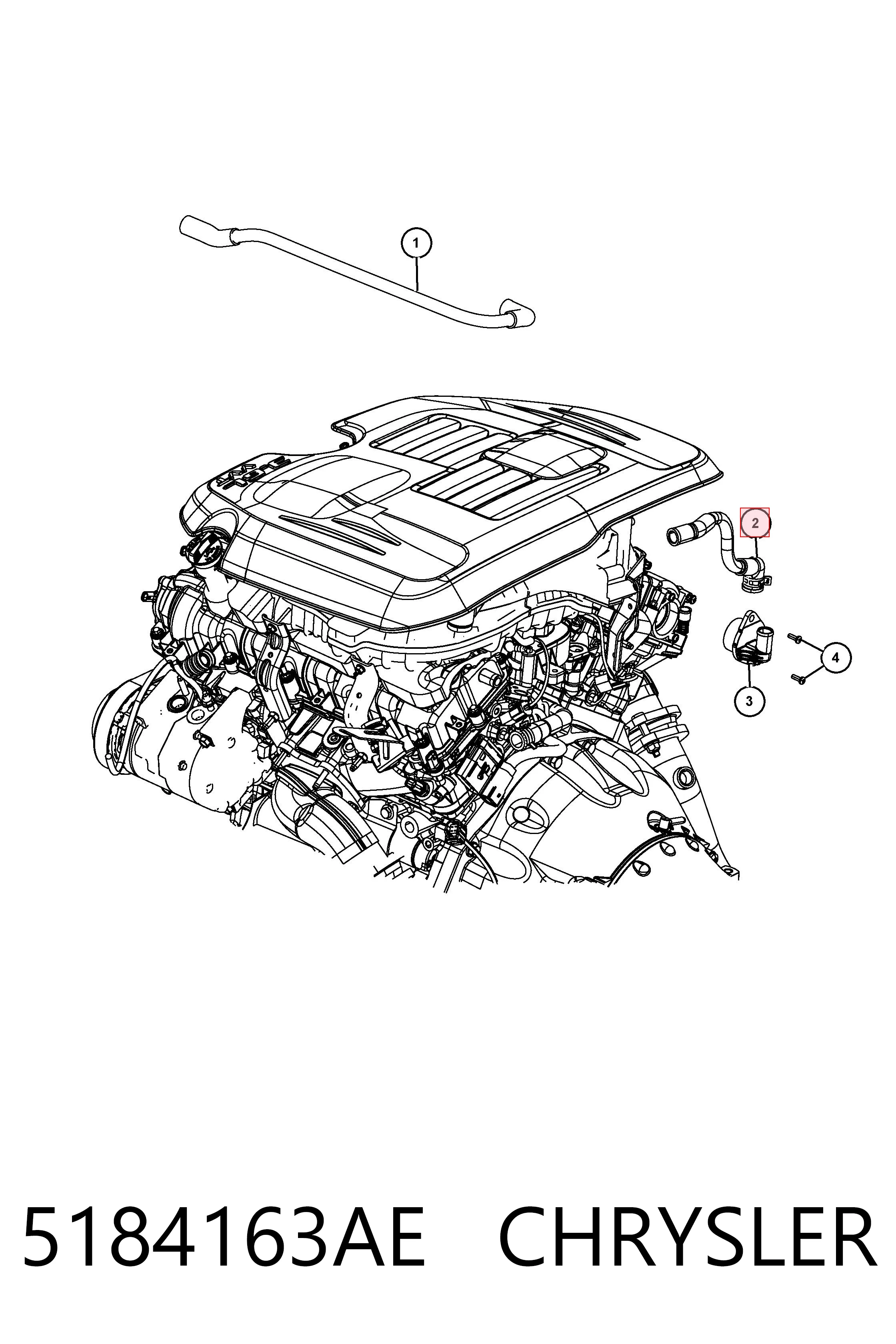 5184163AE Chrysler 