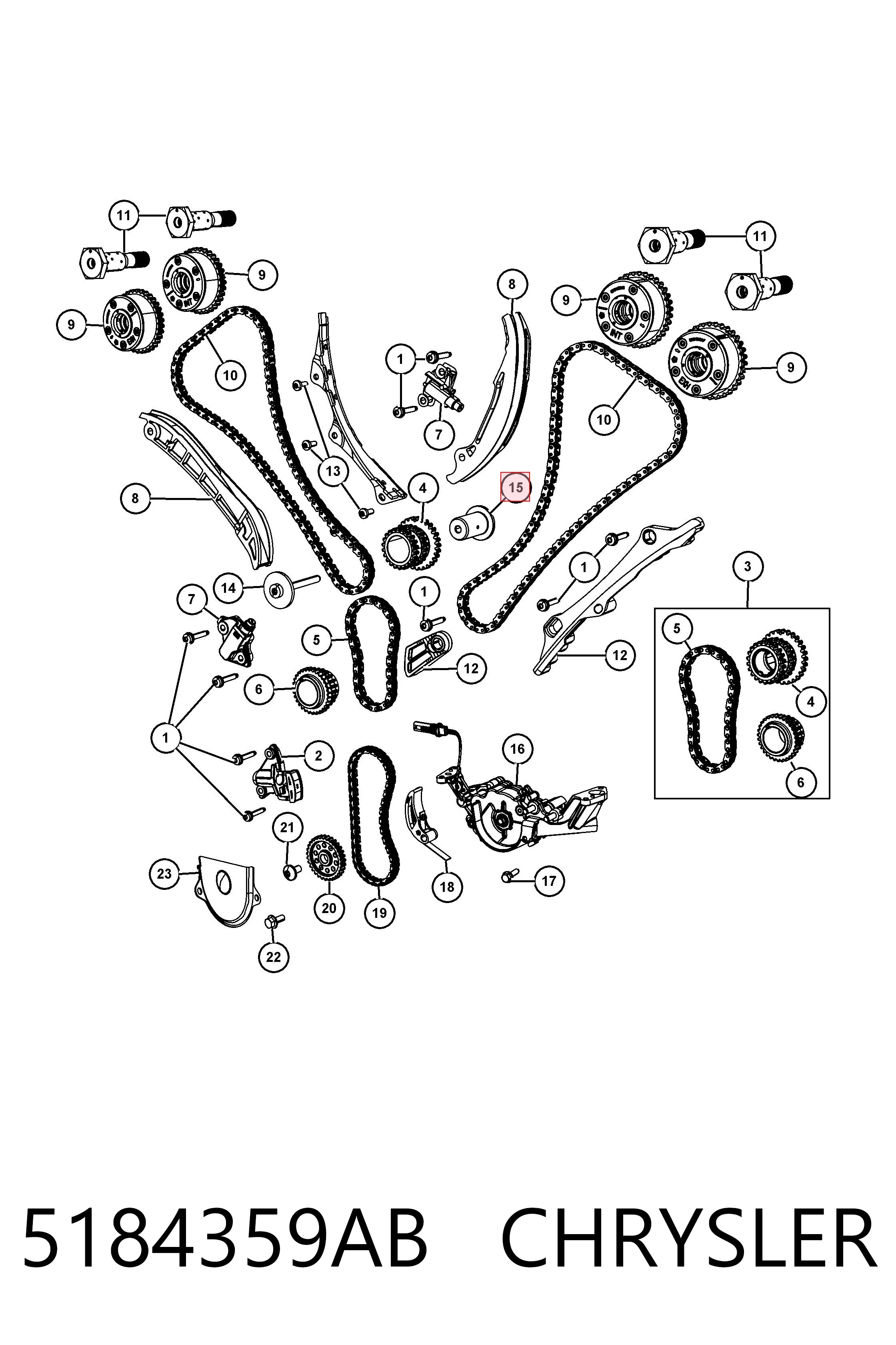 5184359AB Chrysler 
