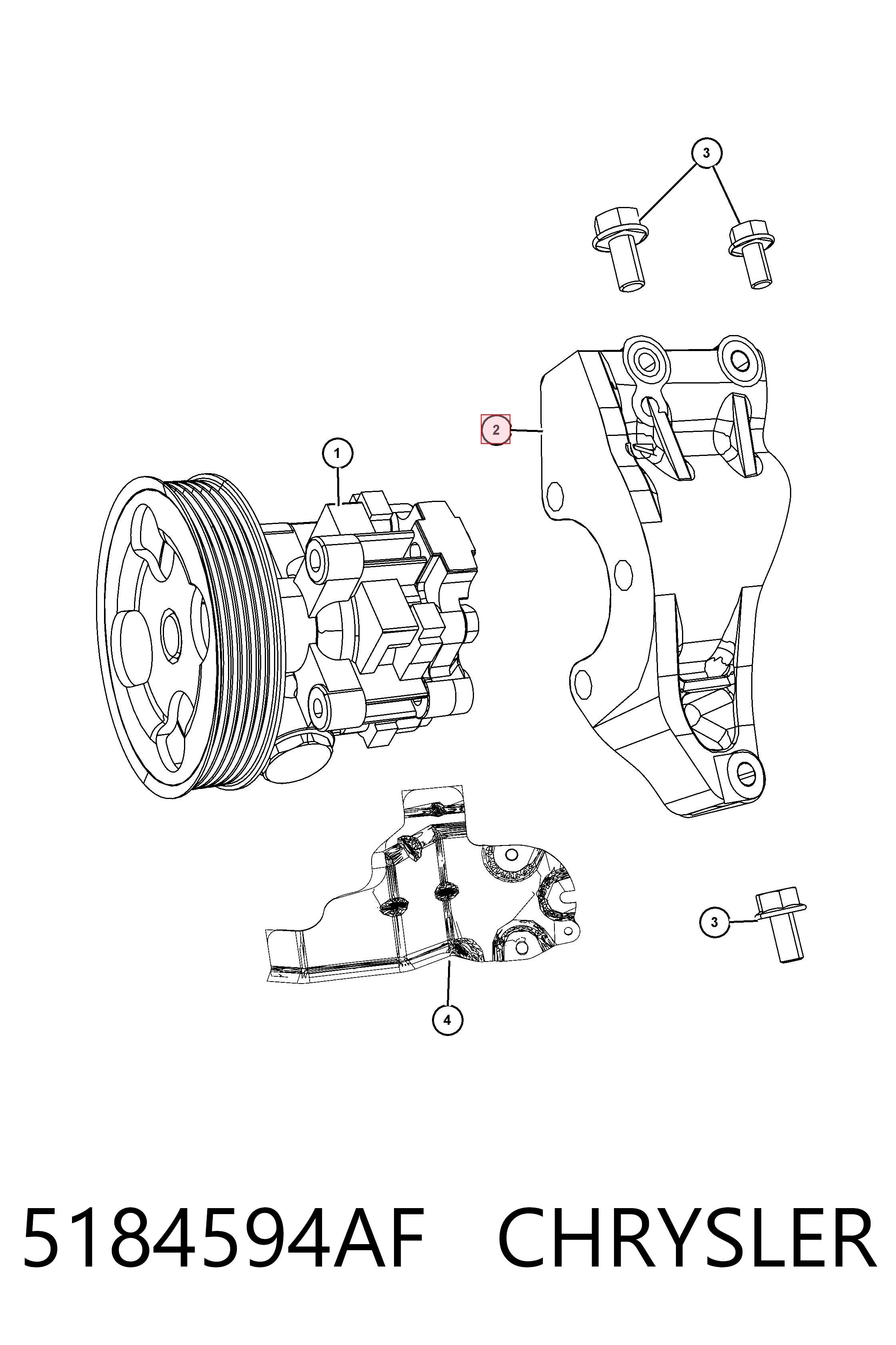 Купити K05184594AE Fiat/Alfa/Lancia 