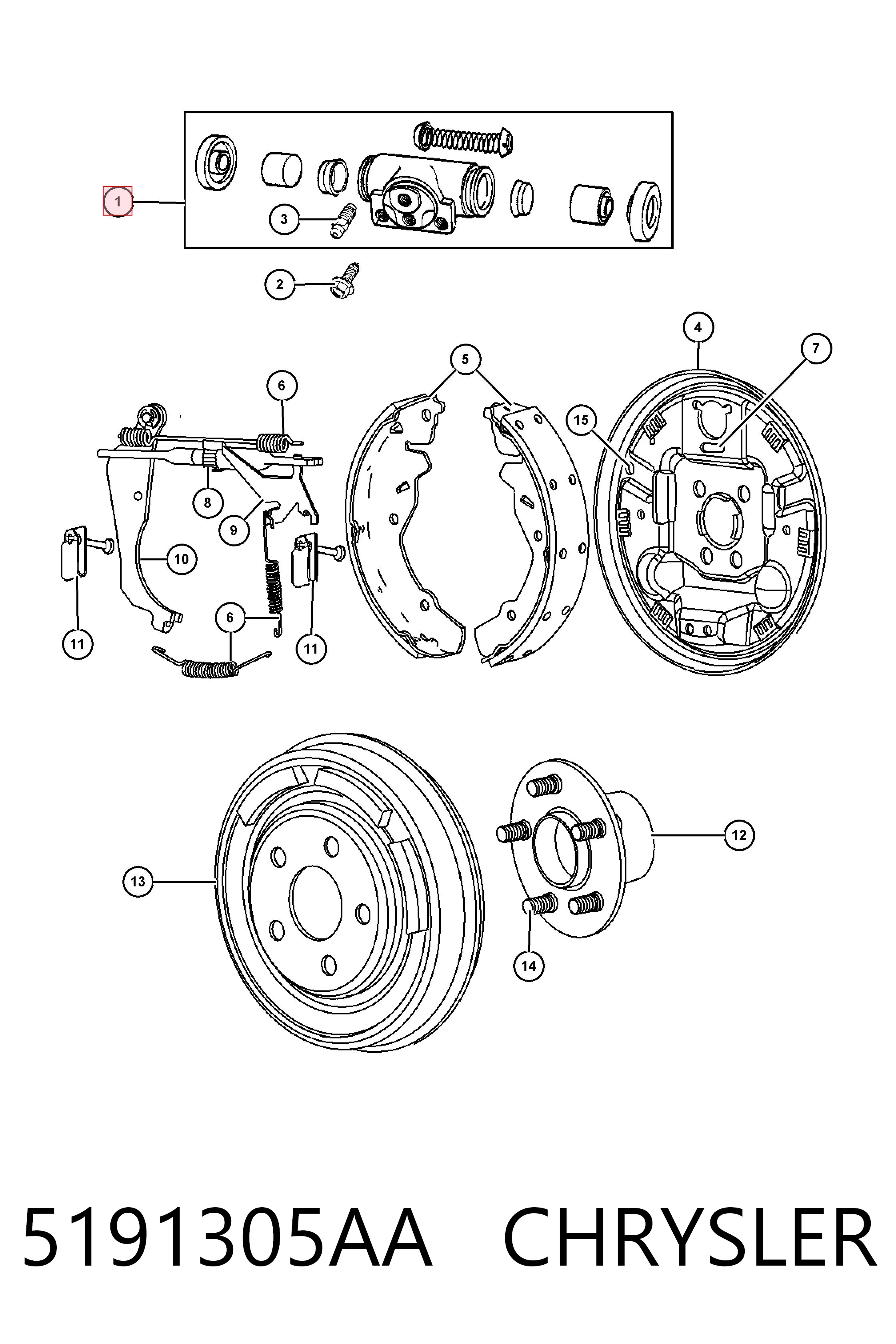 Робочий циліндр General Motors 19287775 ціна, від 12.94 USD
