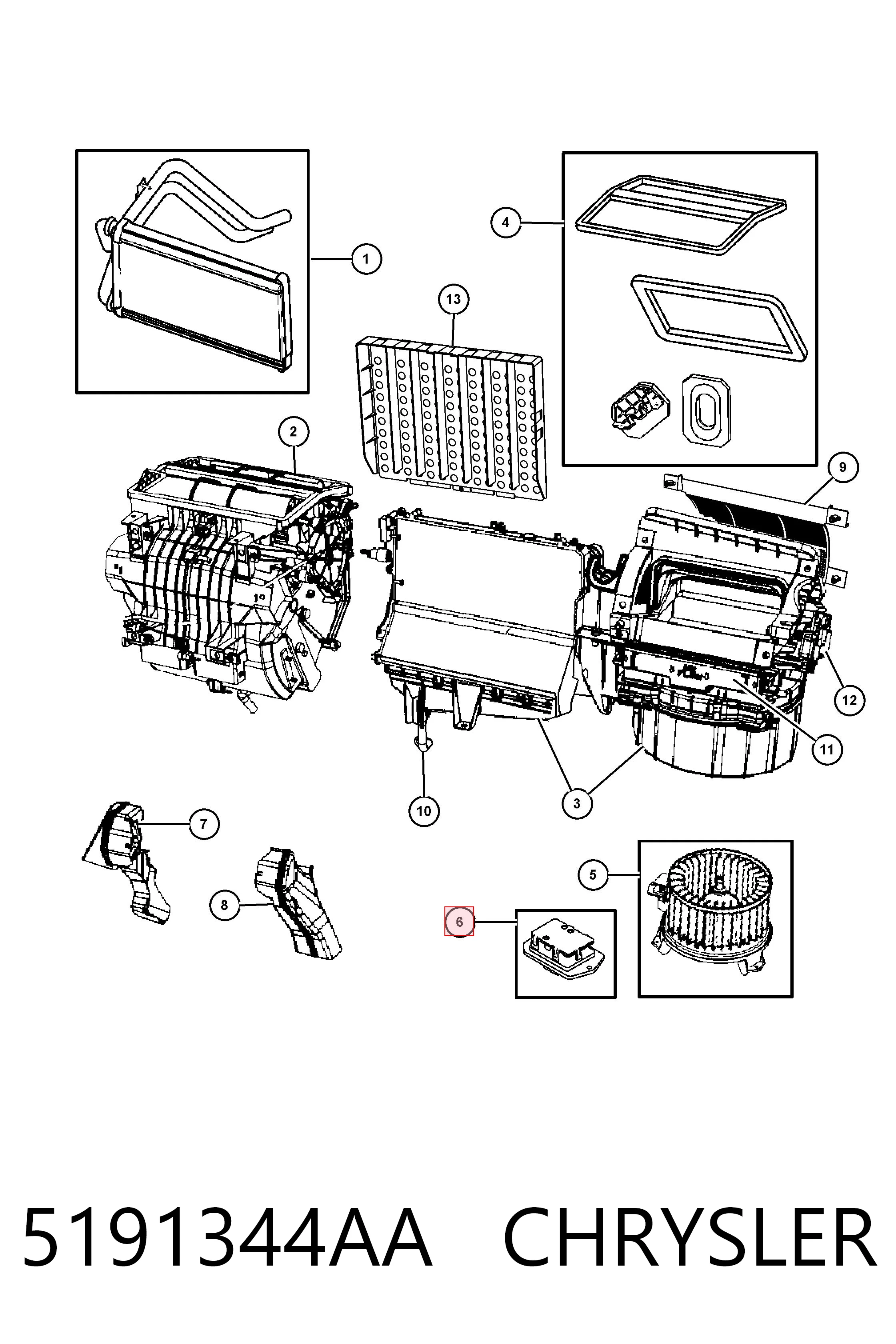 5191344AA Chrysler 