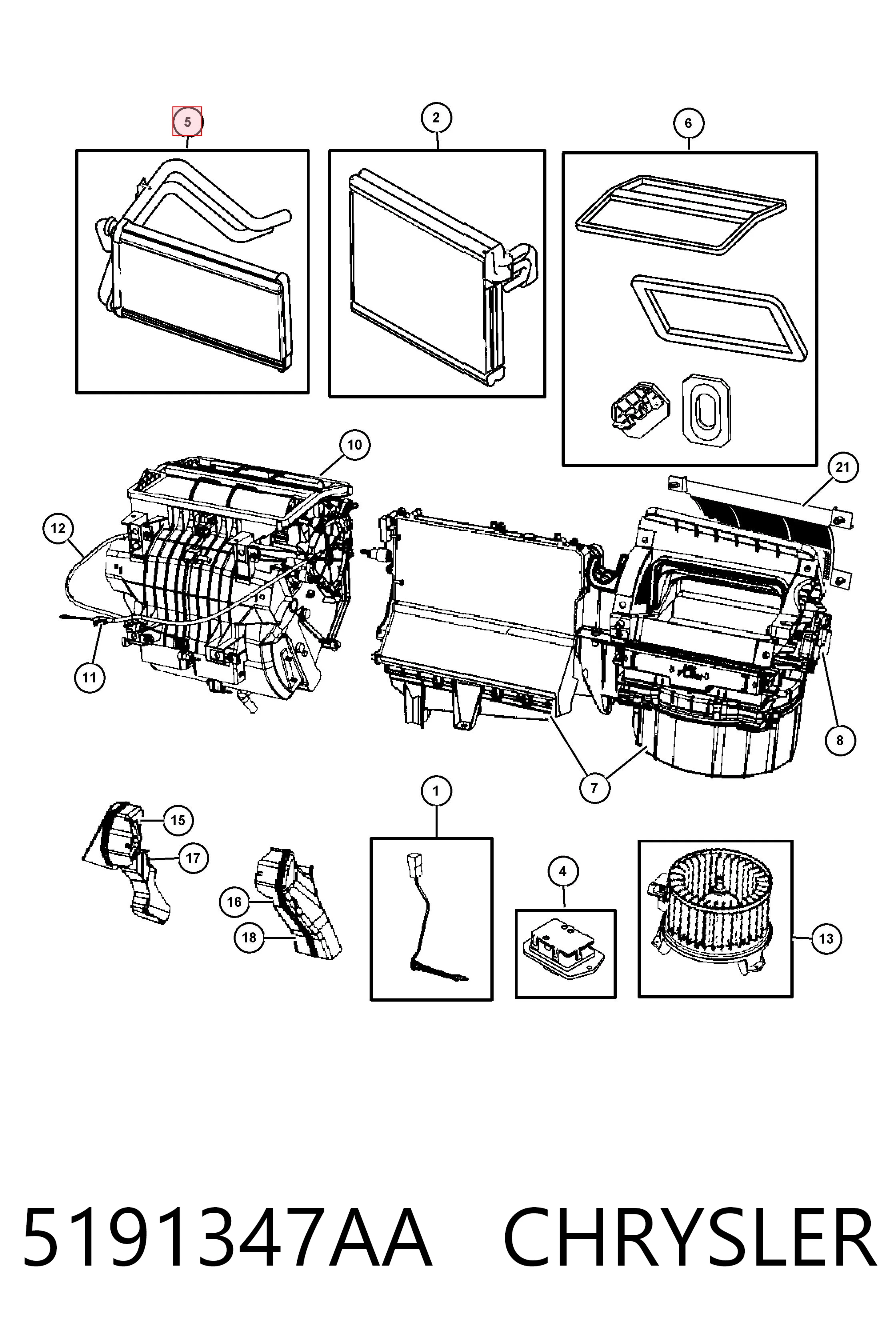 Радіатор пічки HT399426C UAC