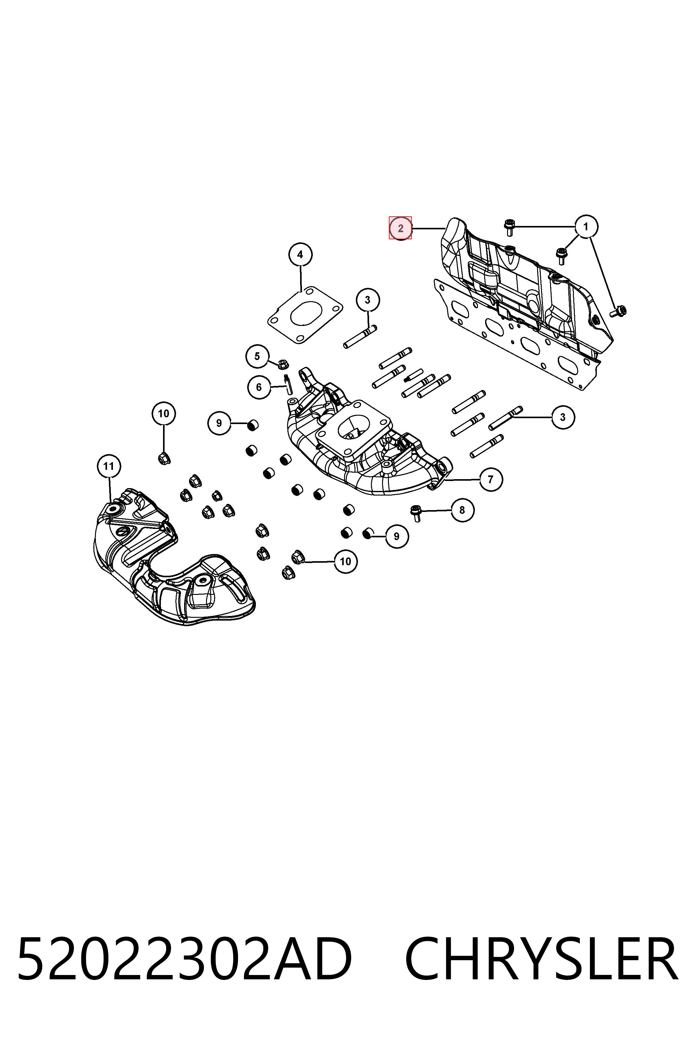 52022302AD Chrysler 
