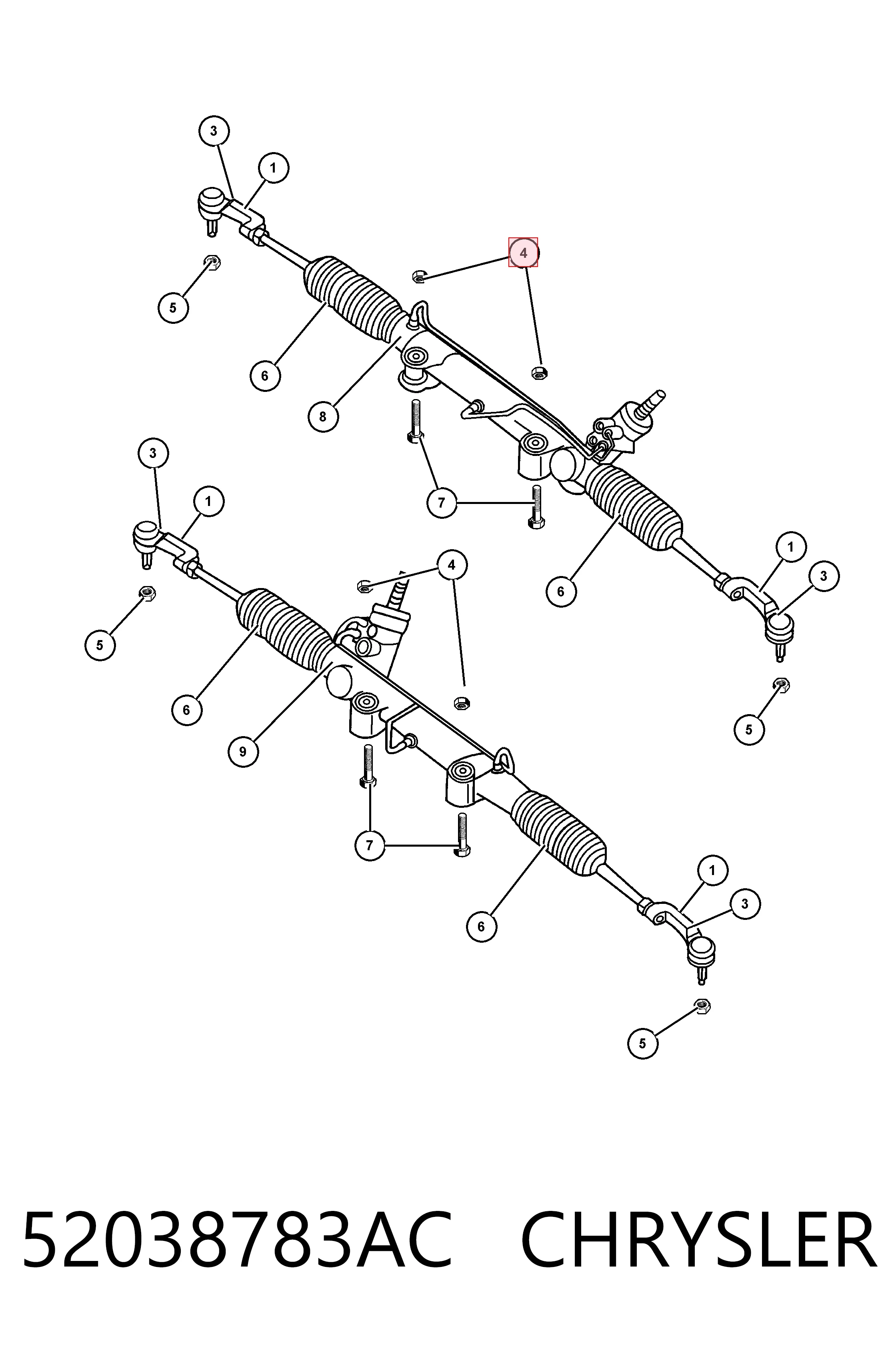 52038783AC Chrysler 