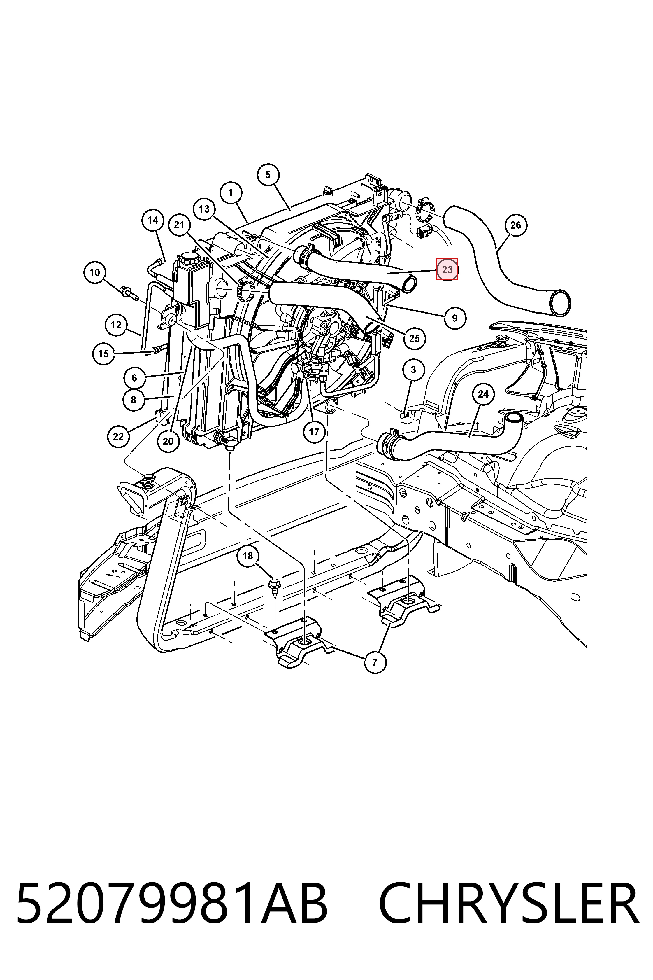 K52079981AB Fiat/Alfa/Lancia 