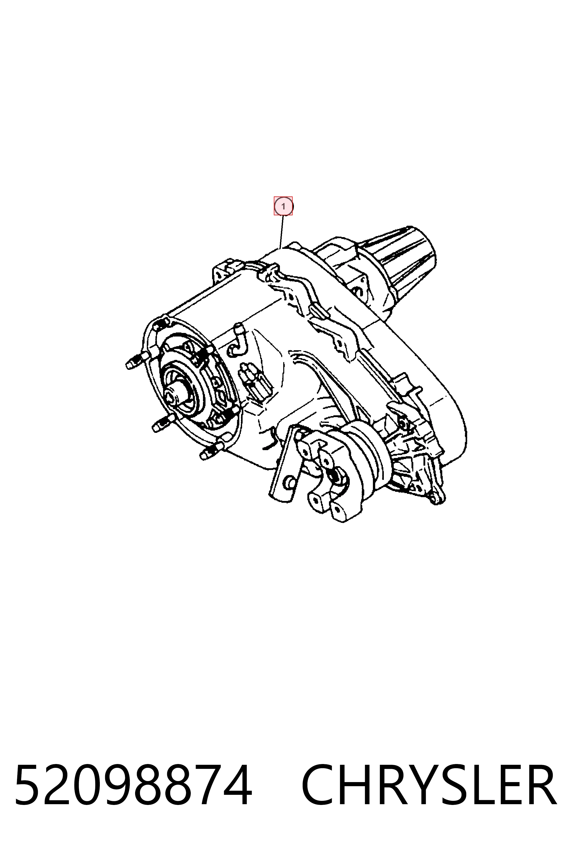 Роздатка K52098872AB Fiat/Alfa/Lancia