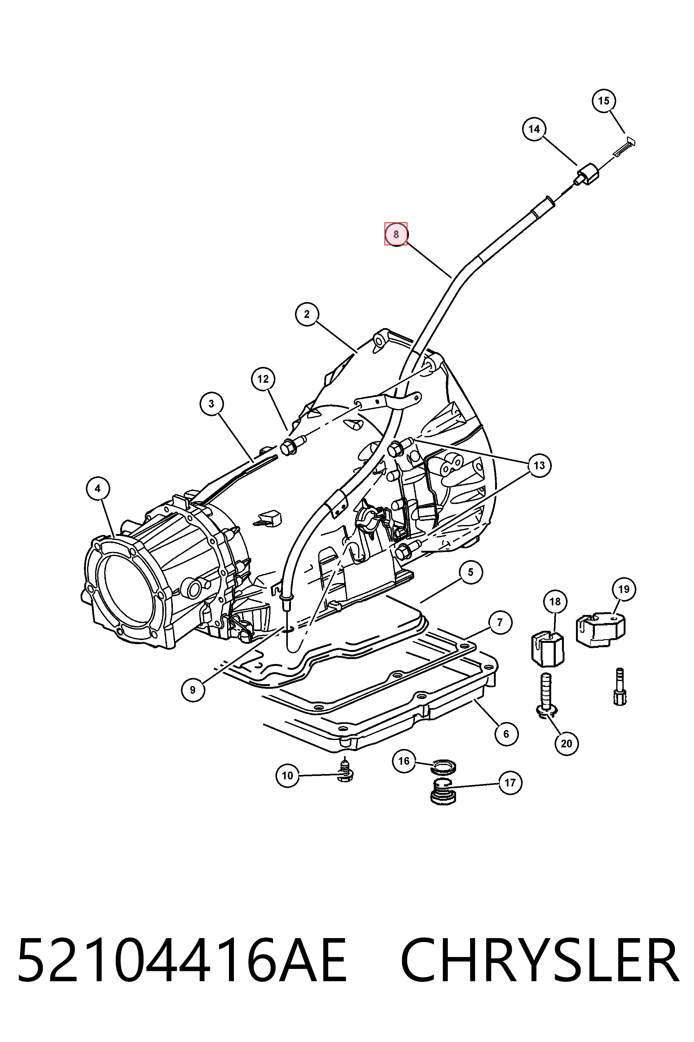 K52104416AD Fiat/Alfa/Lancia 