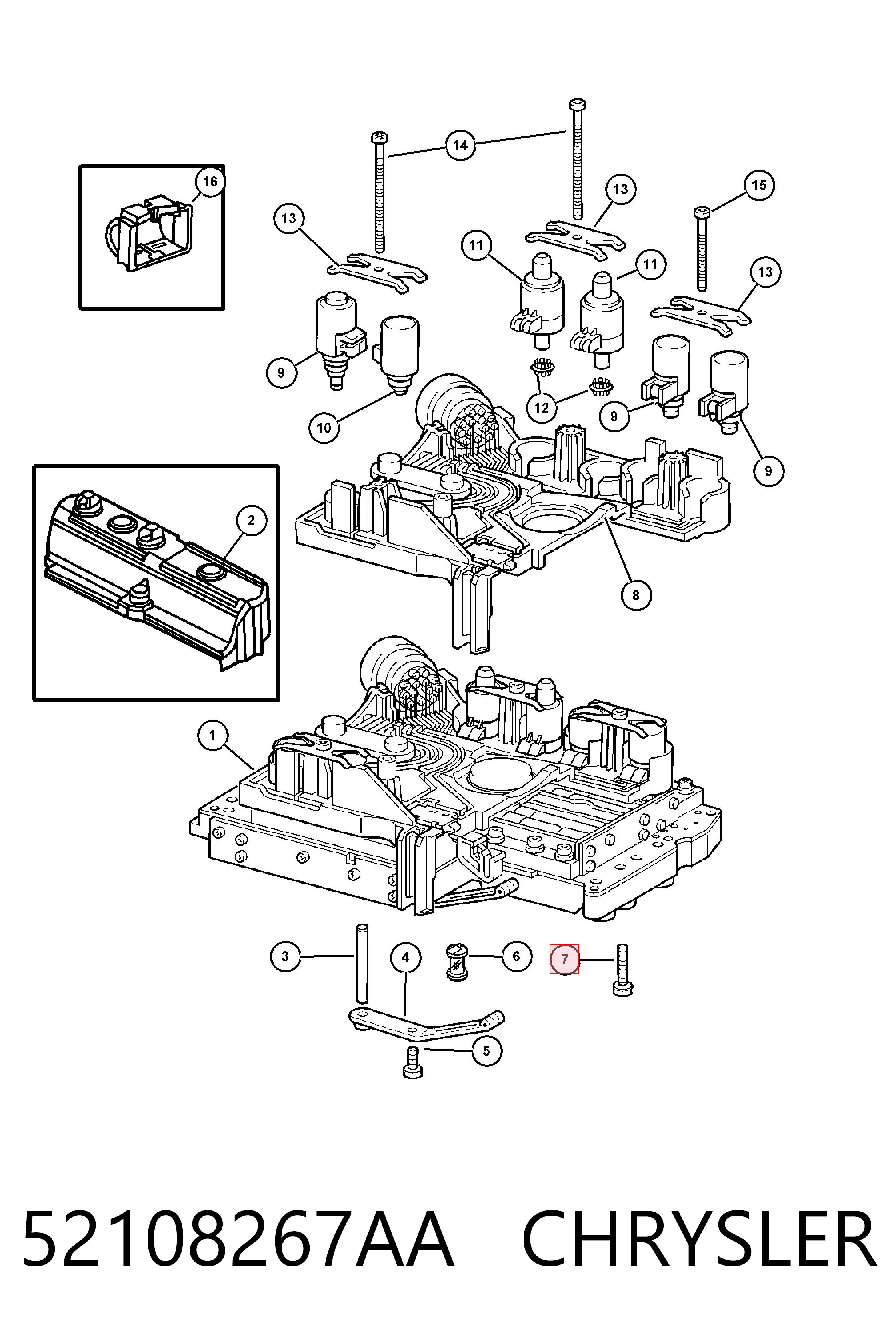 52108267AA Chrysler