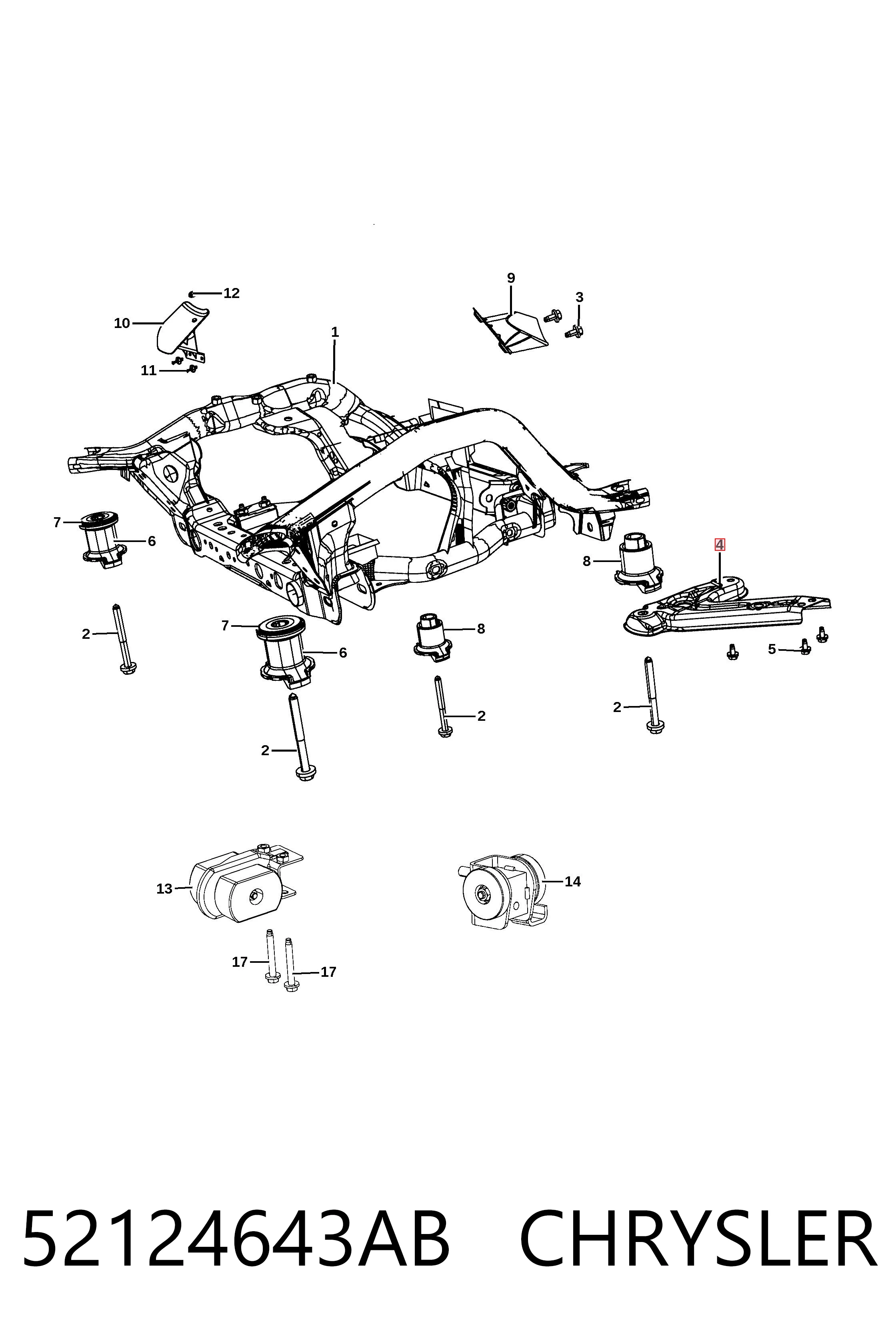 52124643AB Chrysler 