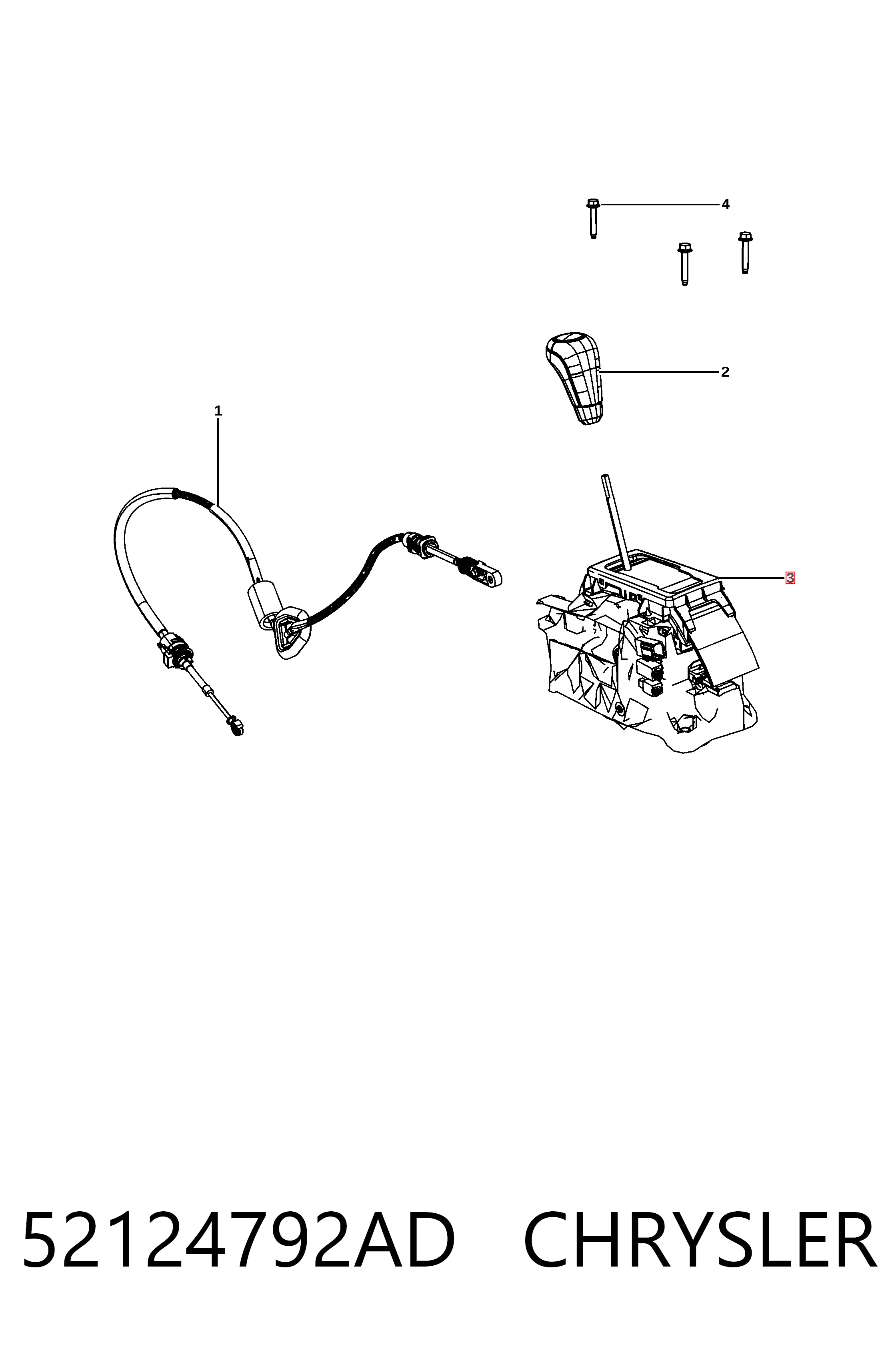 Механізм перемикання передач Jeep Grand Cherokee IV позашляховик (WK) (2011 - 2022) ціна, від 46.12 USD