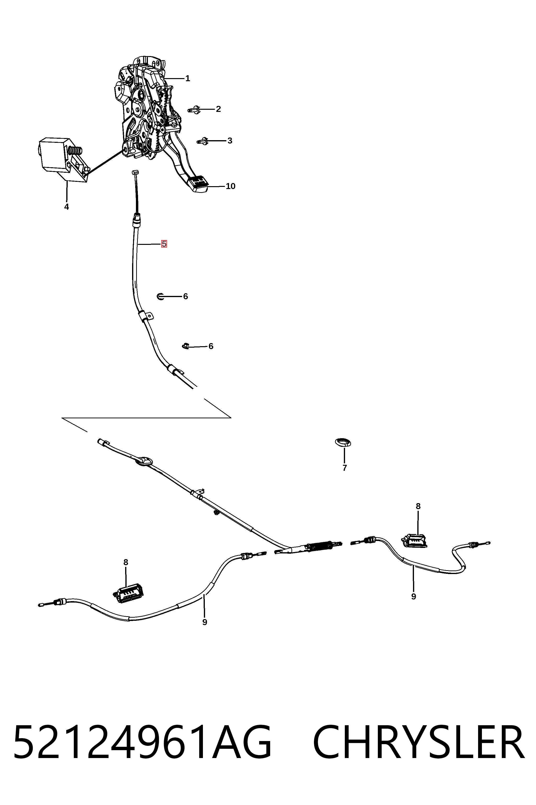  Fiat/Alfa/Lancia K52124961AF ціна, від 91.22 USD