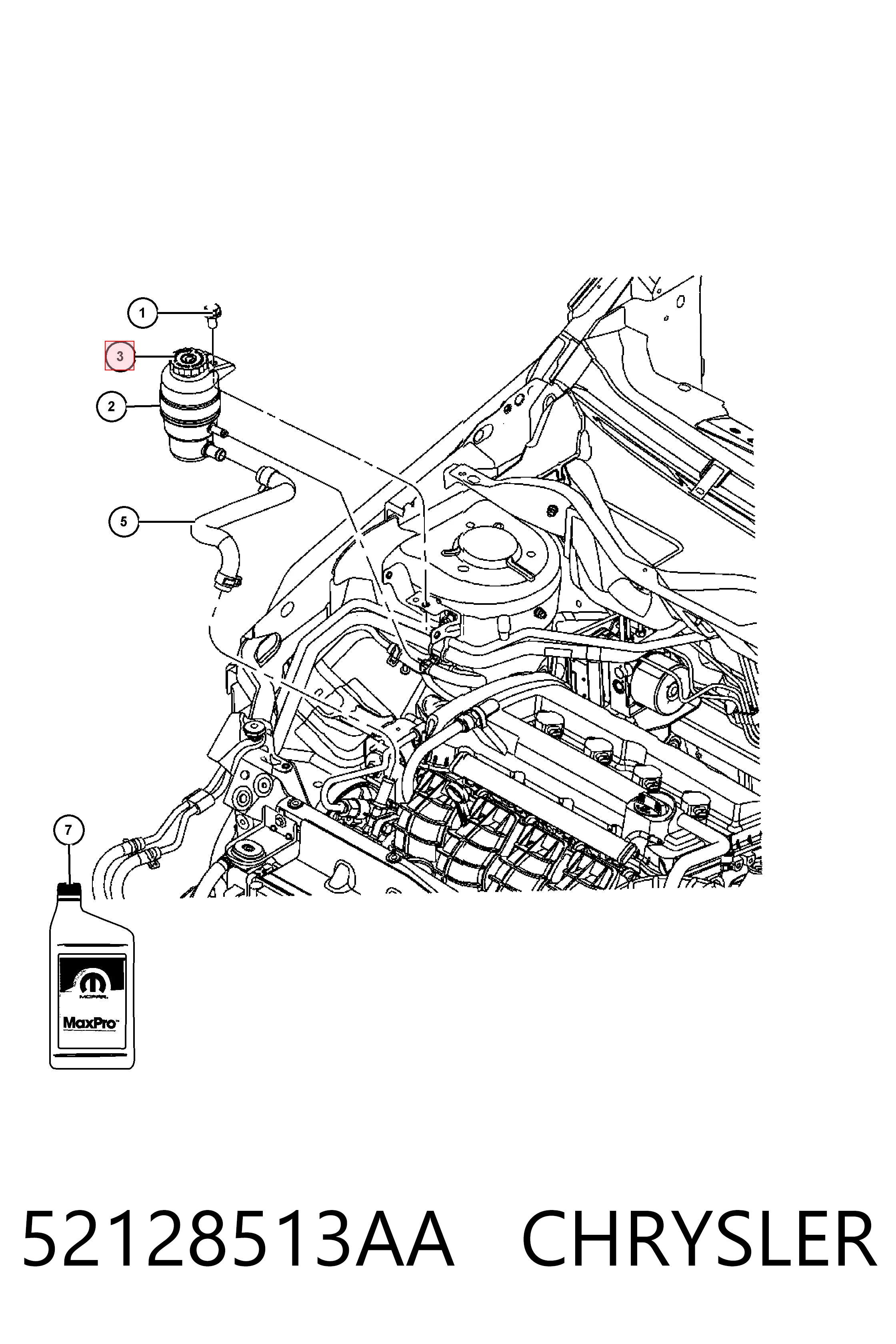 52128513AA Chrysler 