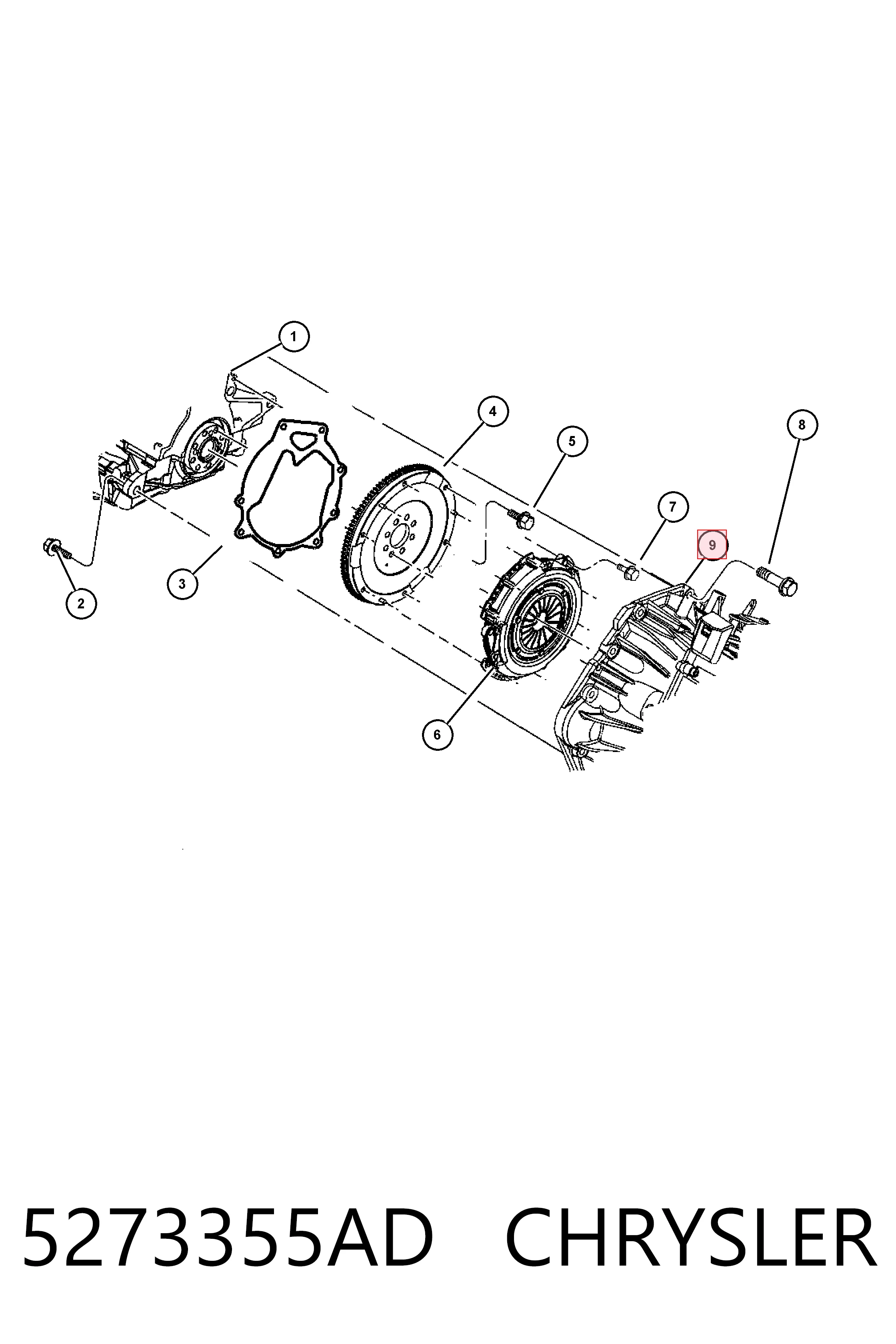  Fiat/Alfa/Lancia K05273355AD ціна, від 519.42 USD